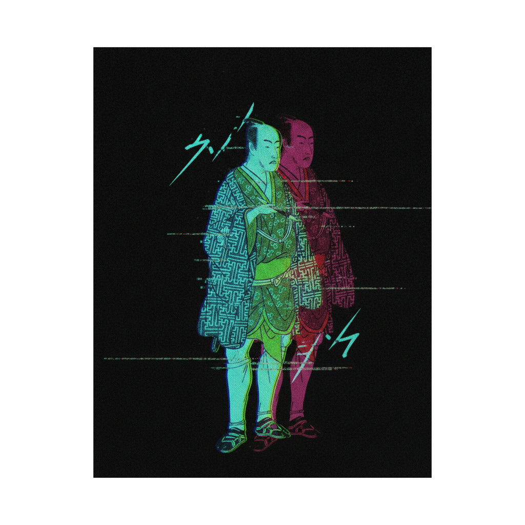 Glitch Culture — The Fourth Matsumoto Koshiro As A Man Dressed In A Short Kimono — Matte Poster