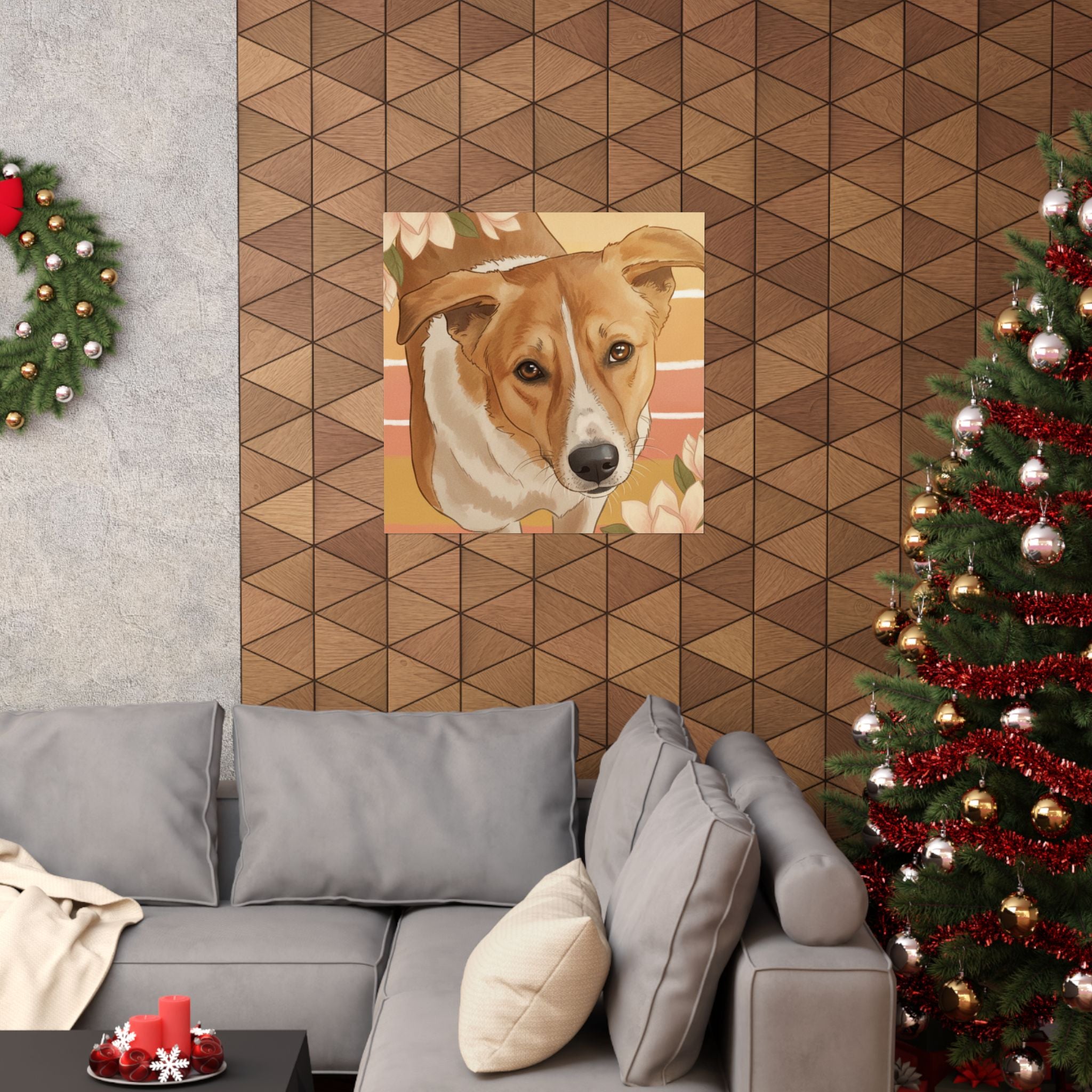 Southern Sunset — Dog — Matte Poster