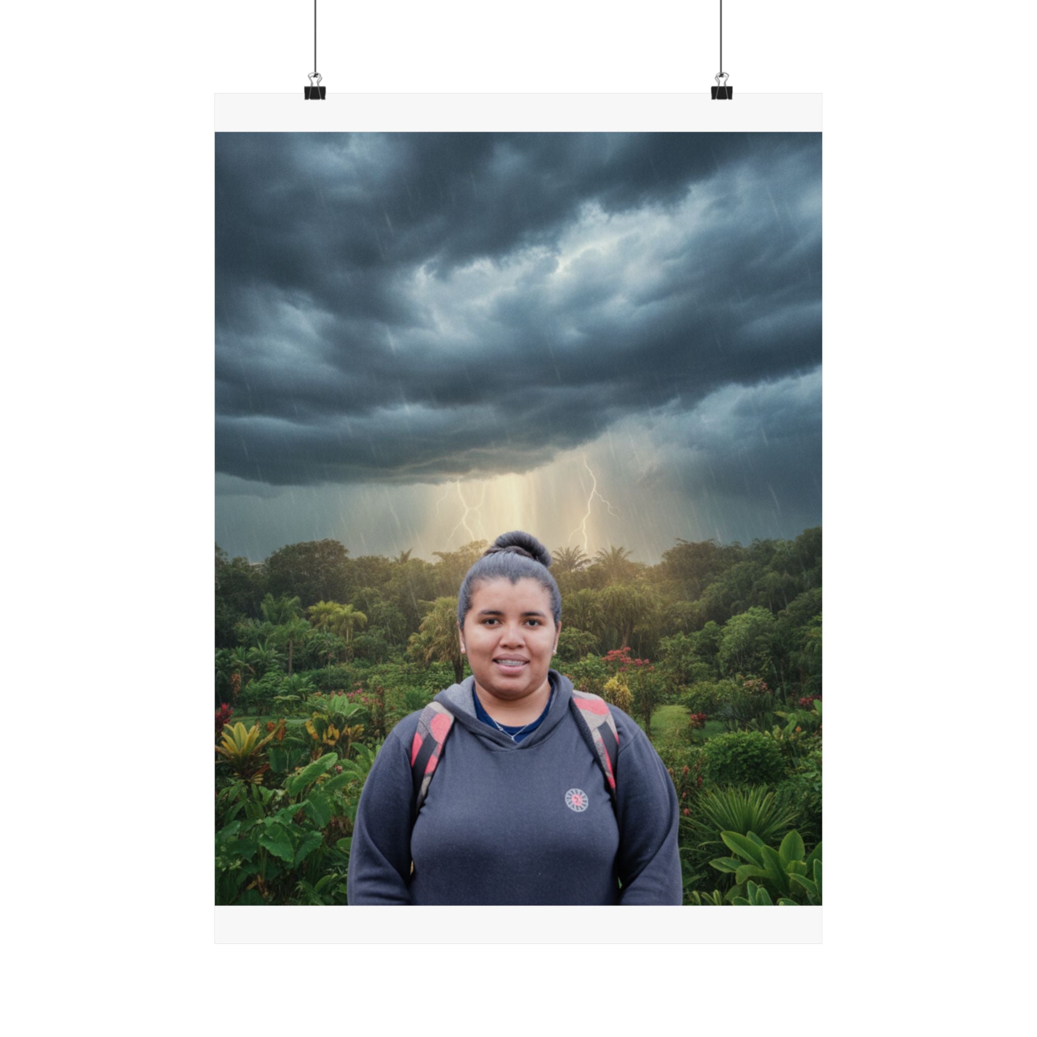 Dramatic Storm — Person — Matte Poster — Poster 2