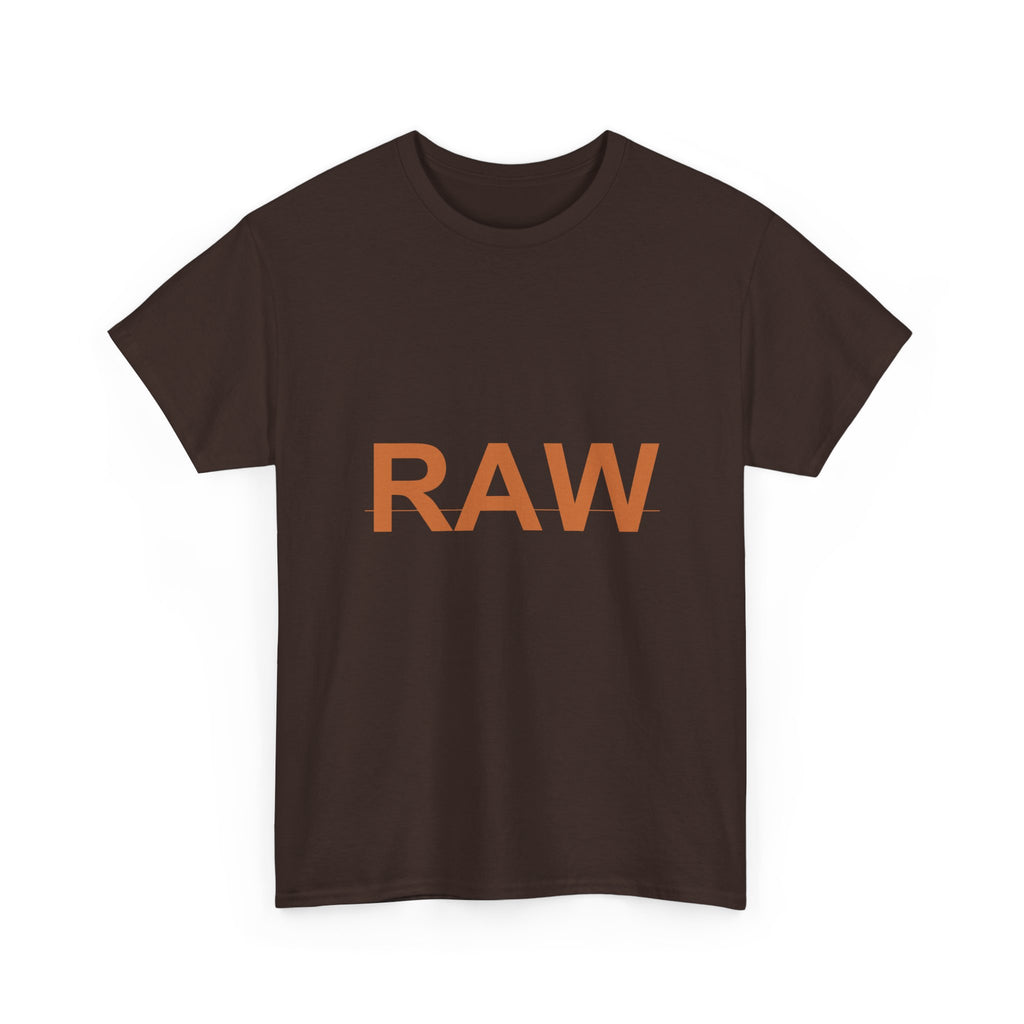 RAW Rust Block Letter Statement Graphic Tee