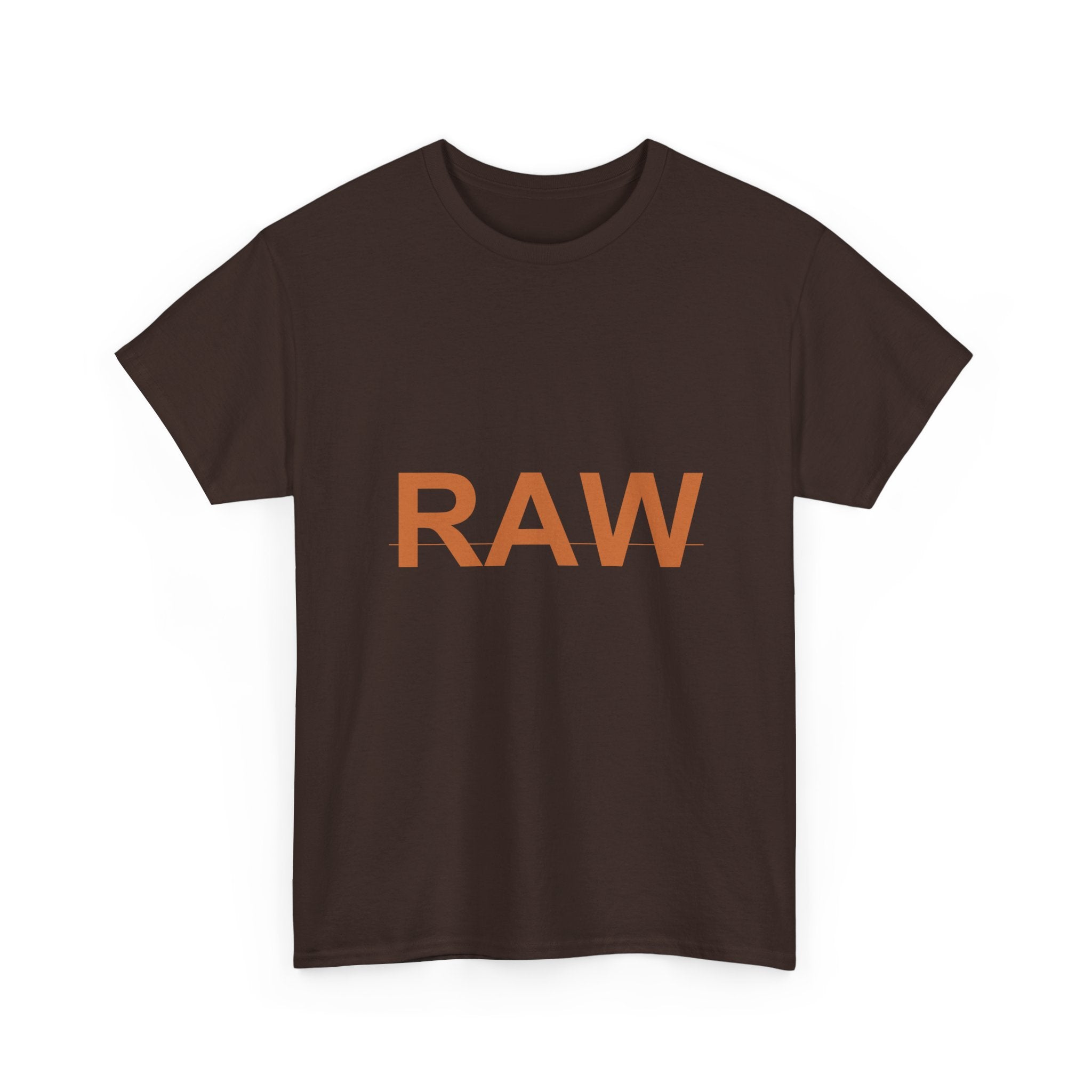 RAW Rust Block Letter Statement Graphic Tee