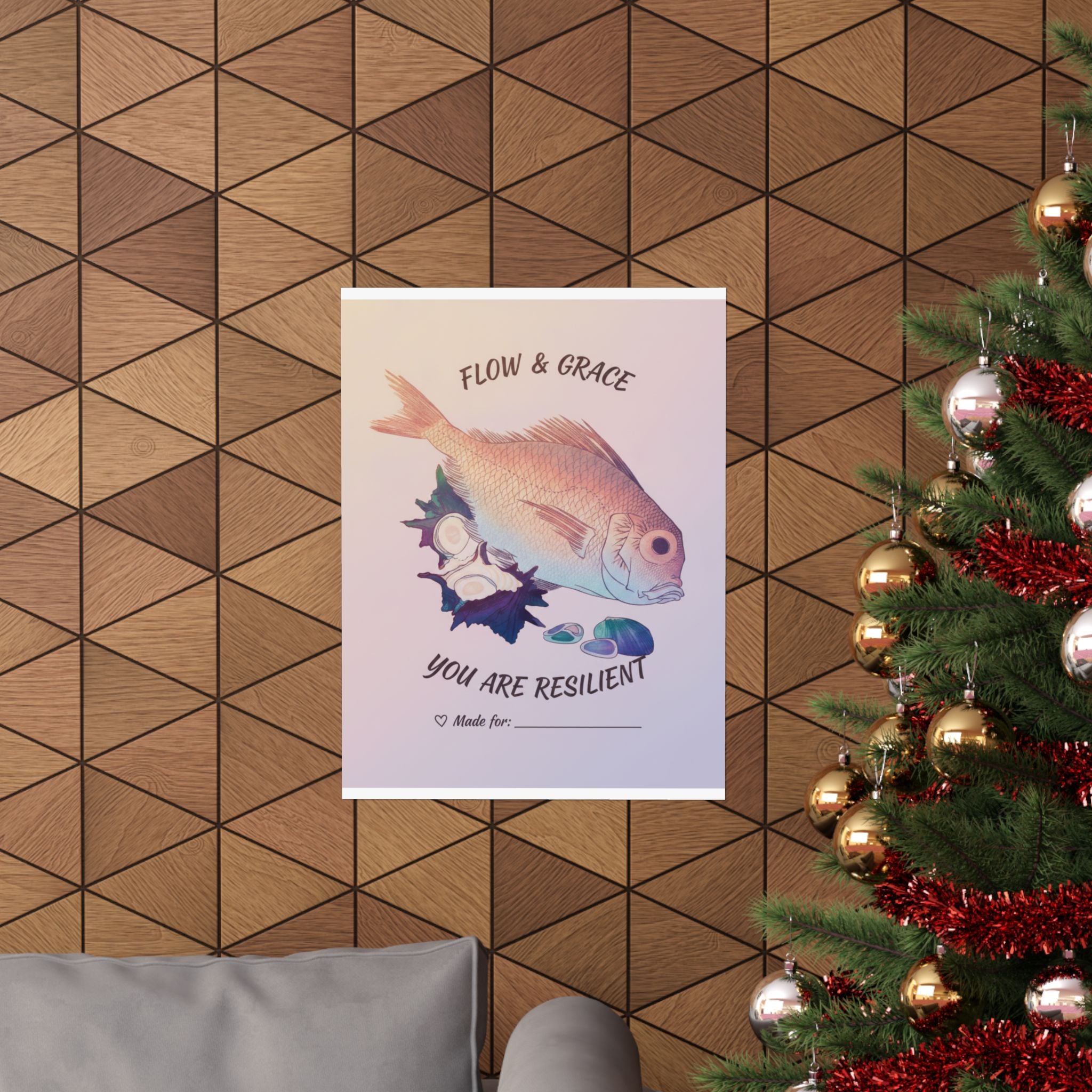 Affirmation — Tai Fish And Top-Shells — Matte Poster