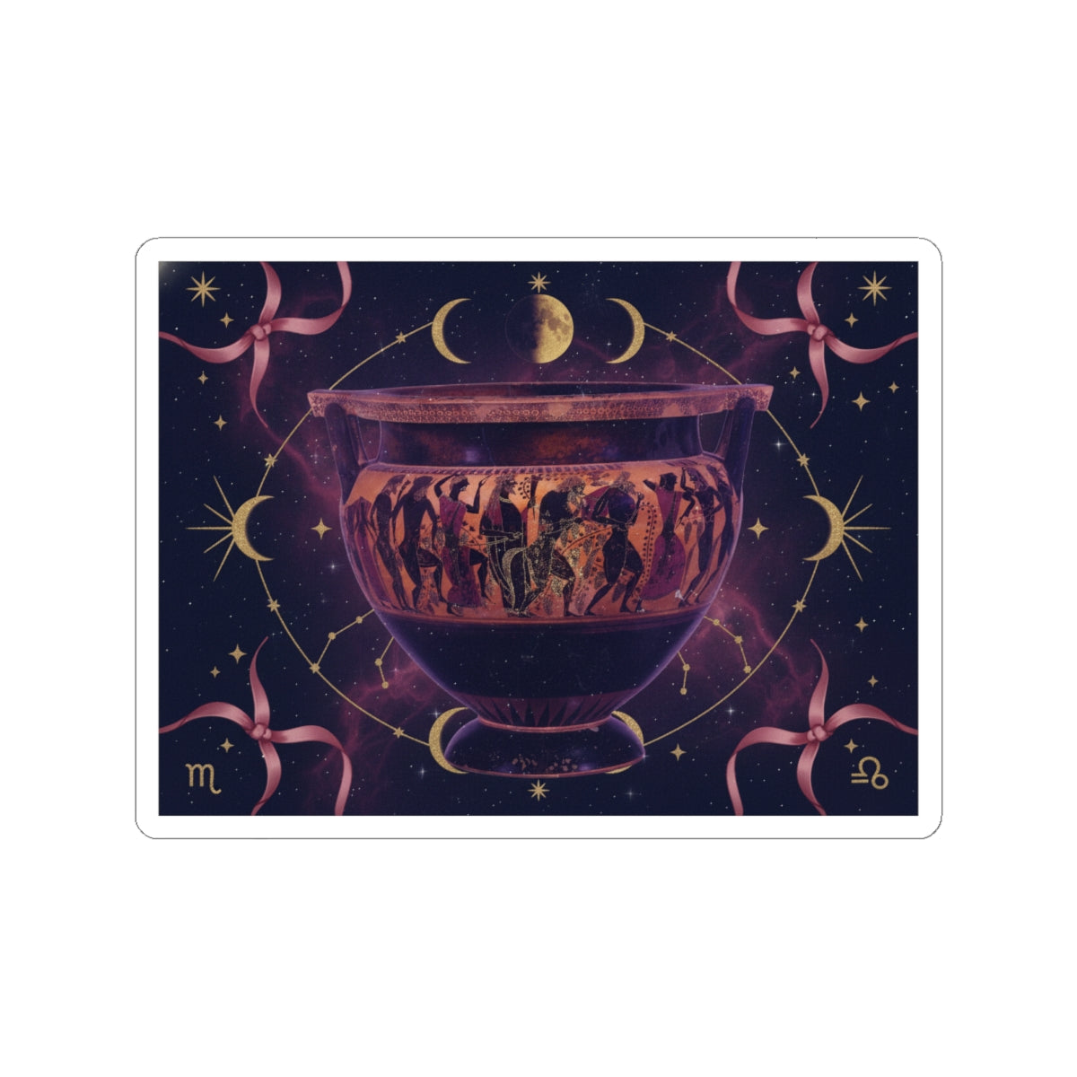 Celestial kiss-cut sticker — product view 8