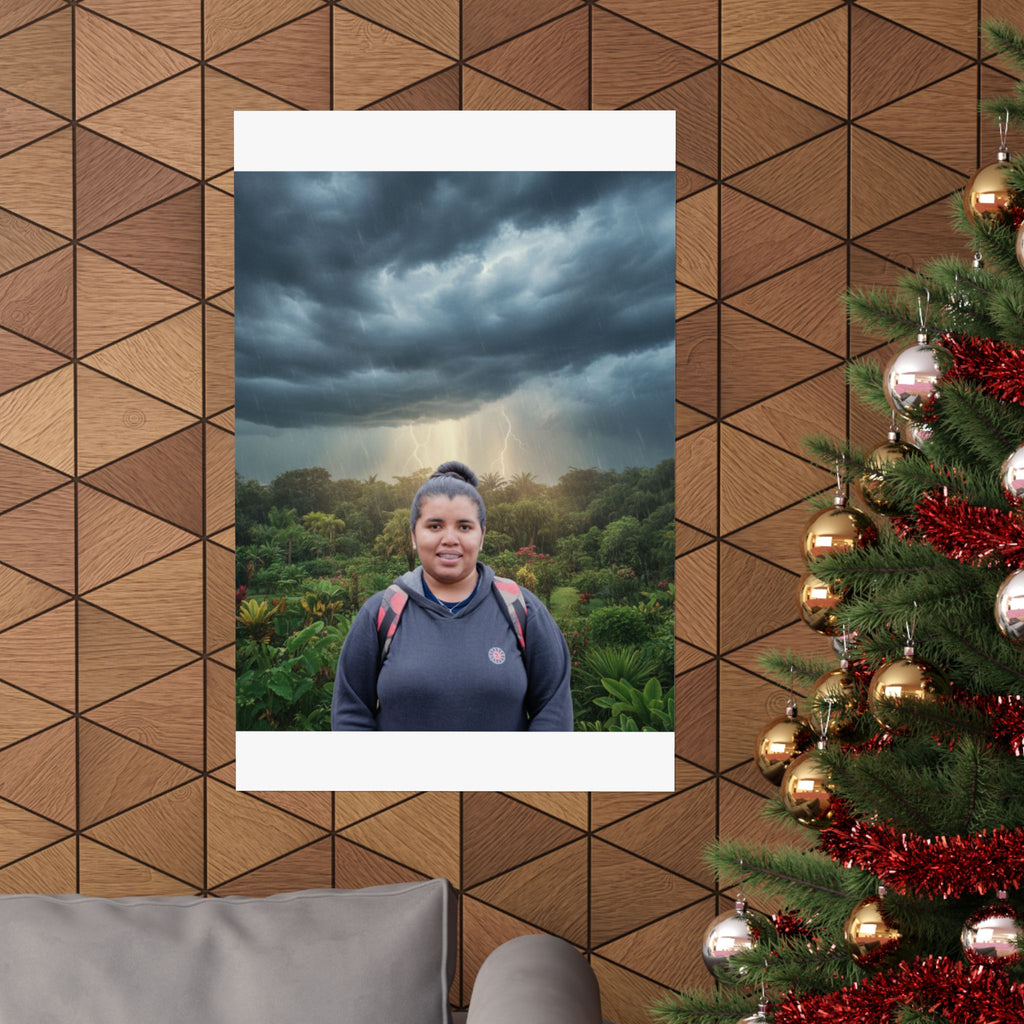 Dramatic Storm — Person — Matte Poster — Poster 2