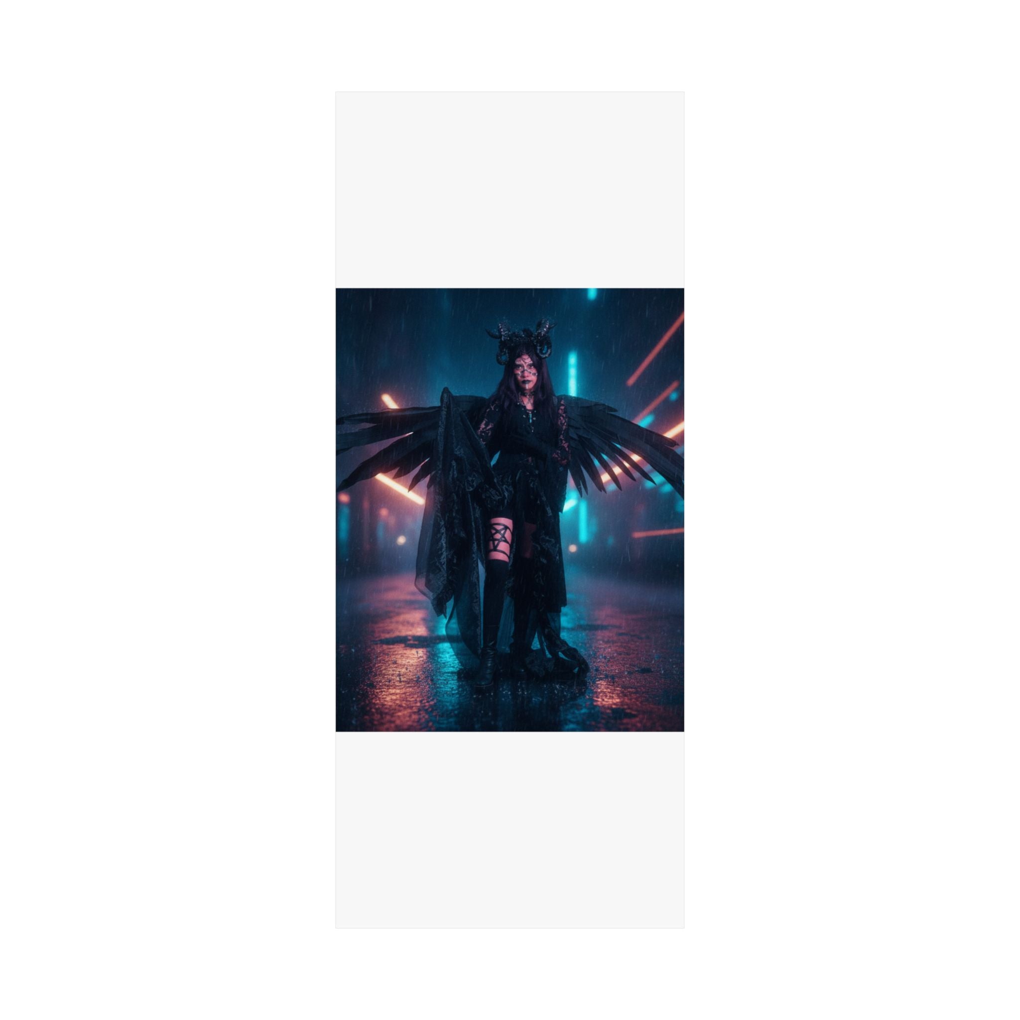 Neon Noir — Person — Matte Poster