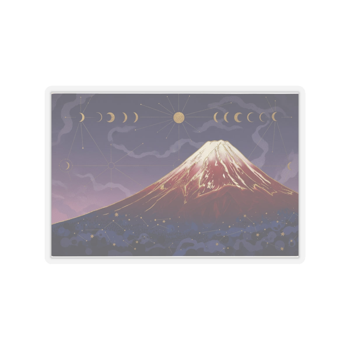 Celestial kiss-cut sticker — product view 7
