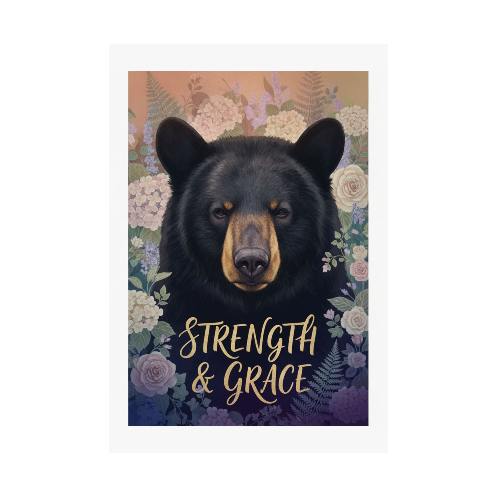 Affirmation — Bear — Matte Poster