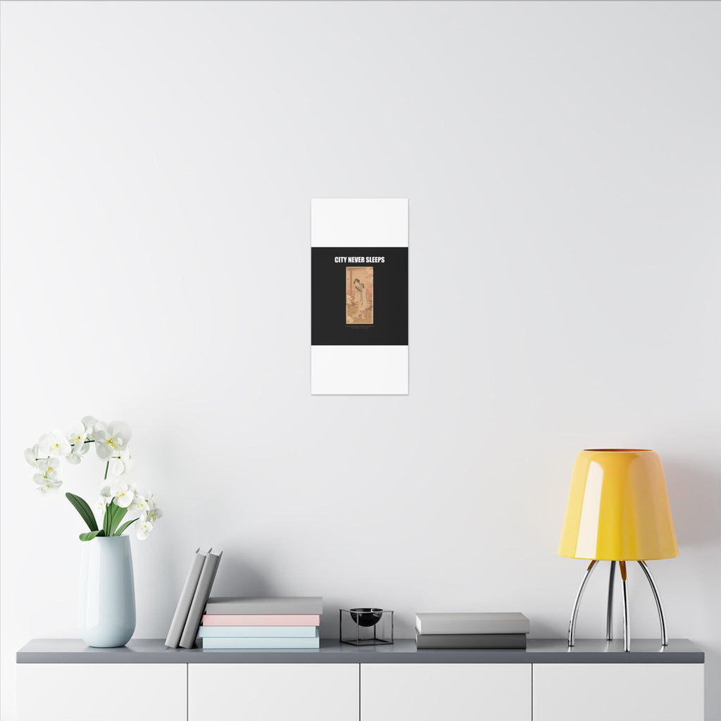 STREET CERTIFIED | The Second Yamashito Kinsaku As A Courtesan Standing In A Room — Matte Canvas