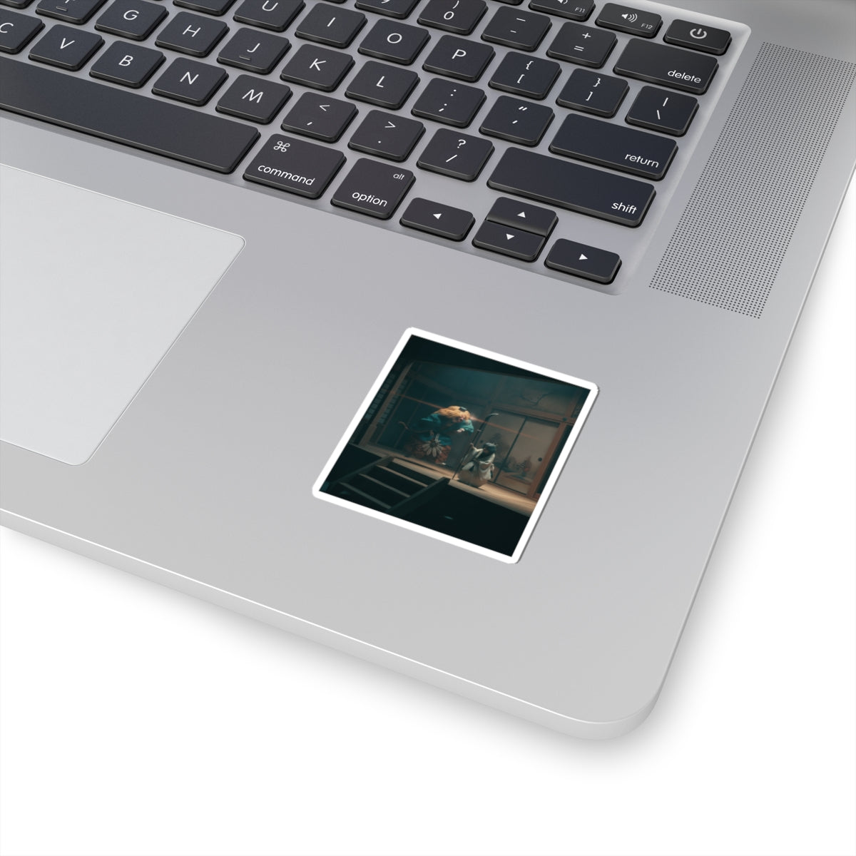 Cinematic — Scene From Noh Dance — Kiss-Cut Sticker