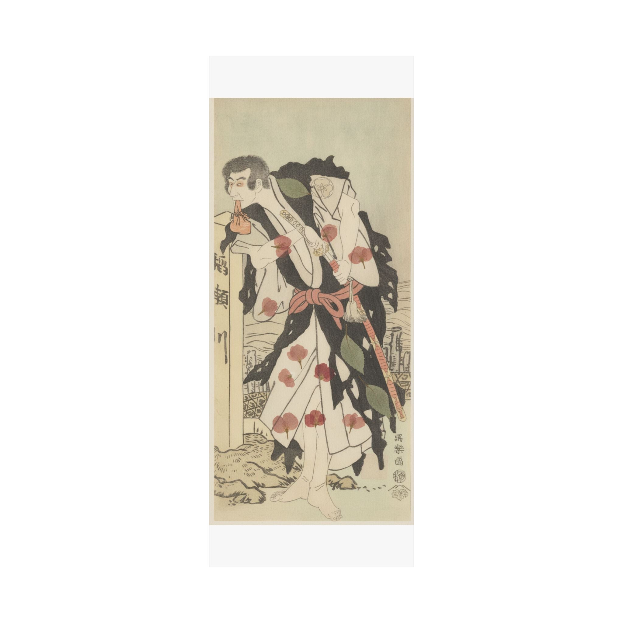 Botanical — Morita Kanya Viii As Kawachi Kanja, Disguised As Genkaibo — Matte Poster