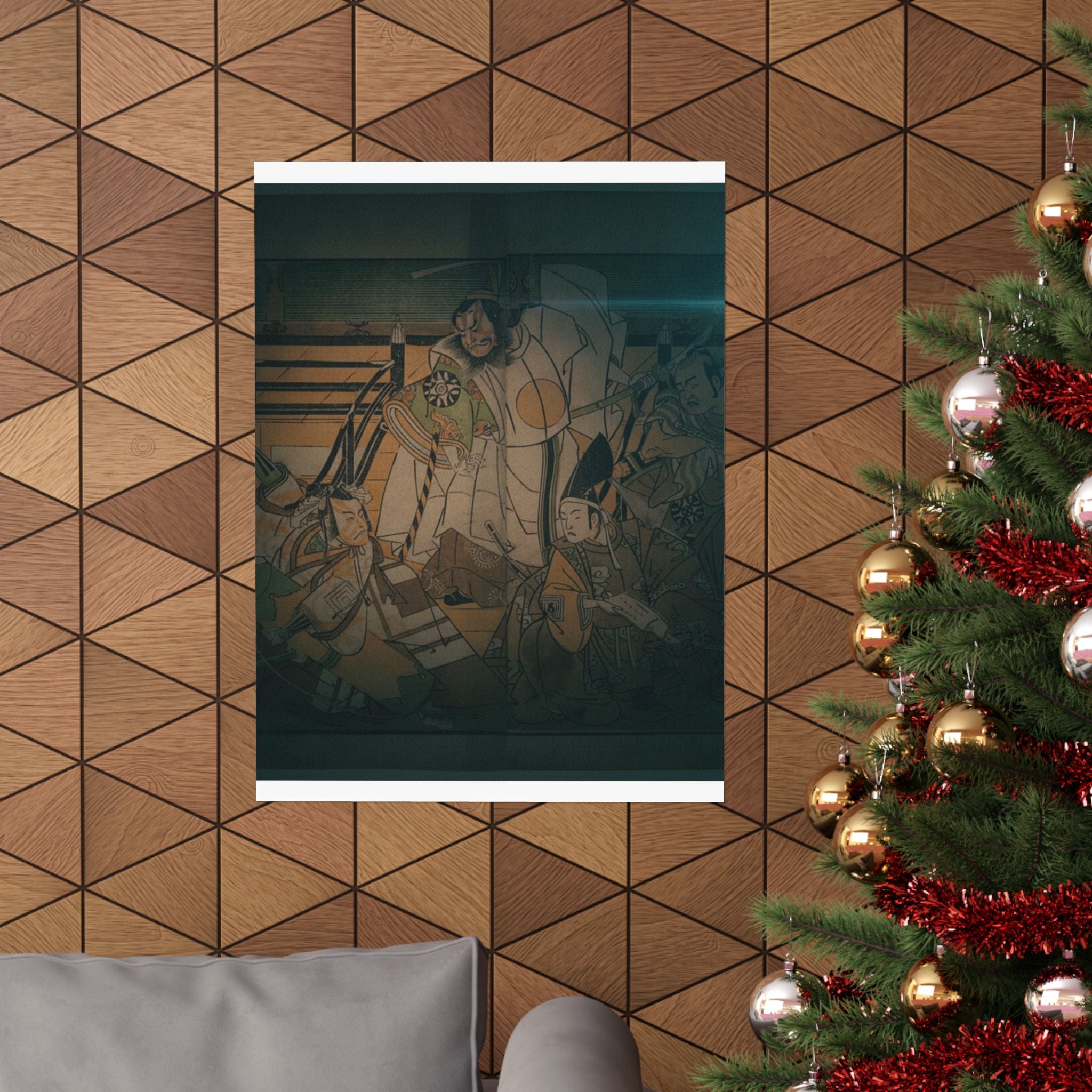 Cinematic — Four Actors In Unidentified Roles — Matte Poster
