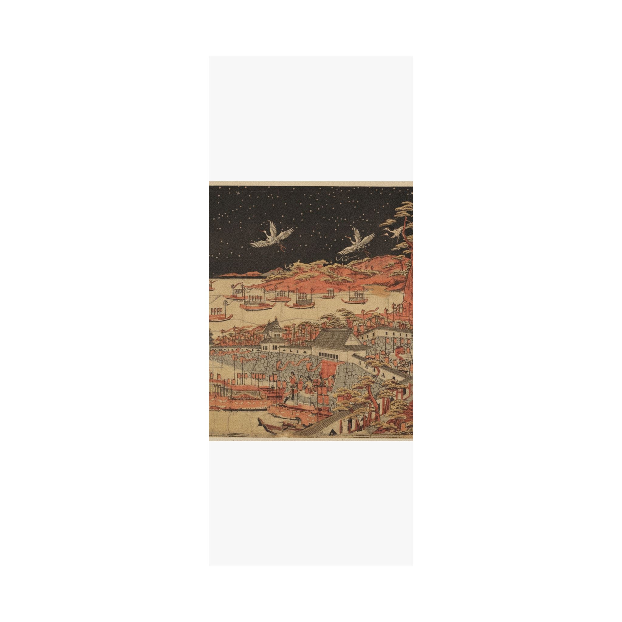 Japanese Street — Battle Of Ichi–No–Tani, March 21, 1184 — Matte Poster
