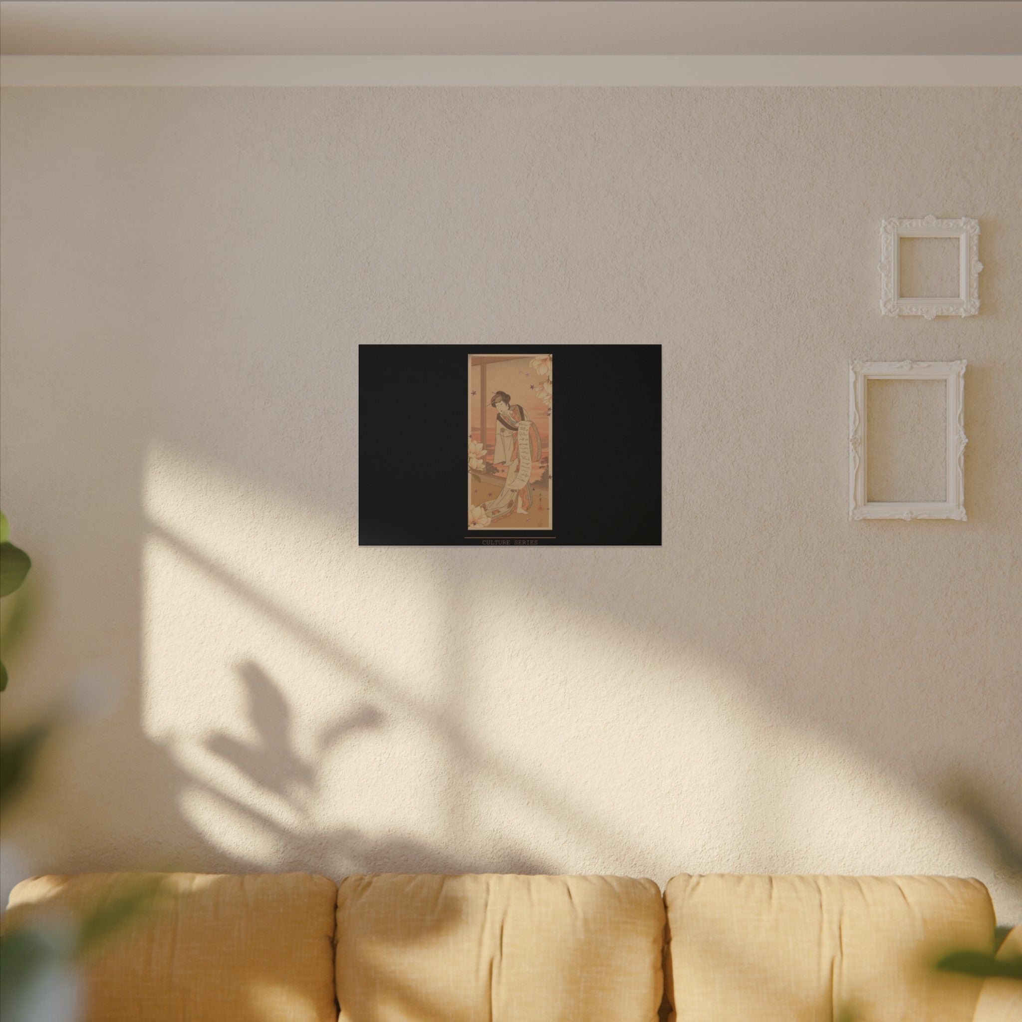 STREET CERTIFIED | The Second Yamashito Kinsaku As A Courtesan Standing In A Room — Matte Canvas