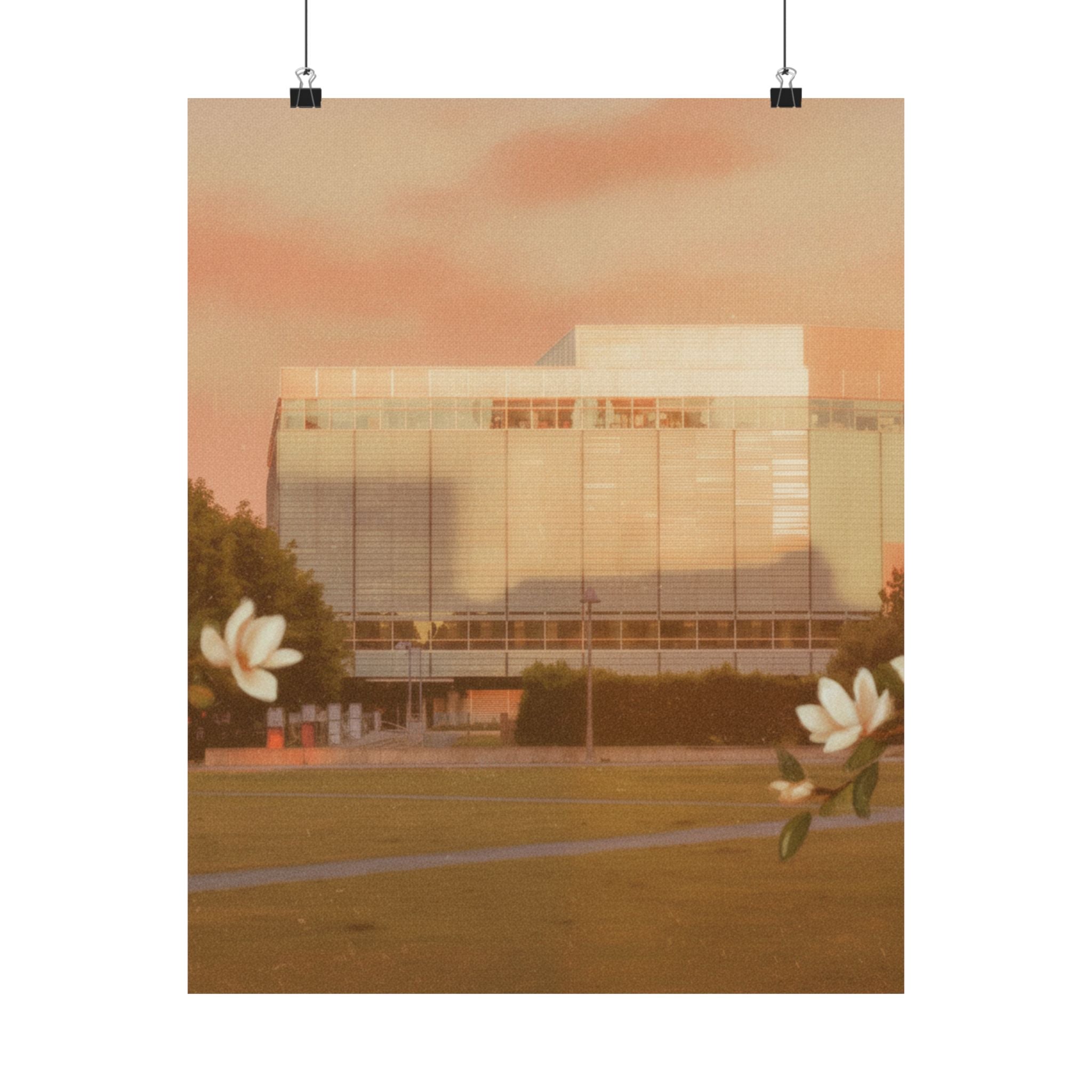 Southern Sunset art print — product view 3