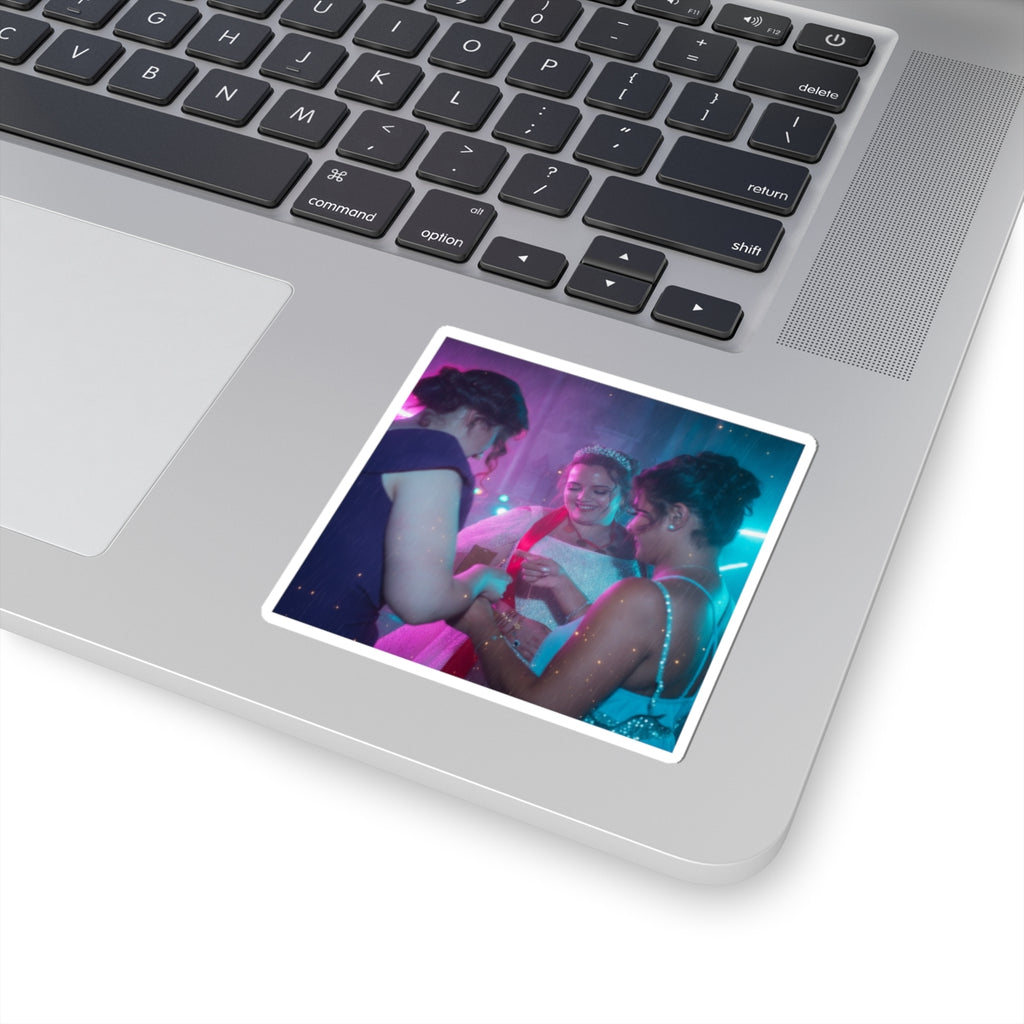 Neon Noir — Person — Kiss-Cut Sticker
