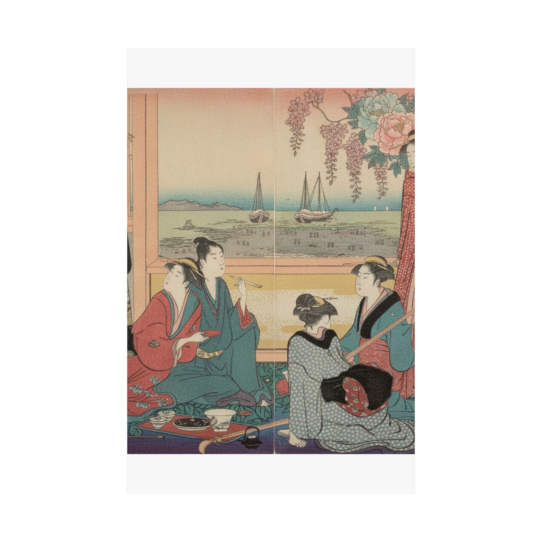 Affirmation — Teahouse In Shinagawa — Matte Poster