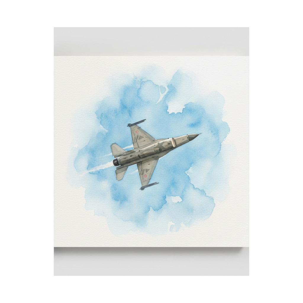 Watercolor — Aircraft — Matte Poster