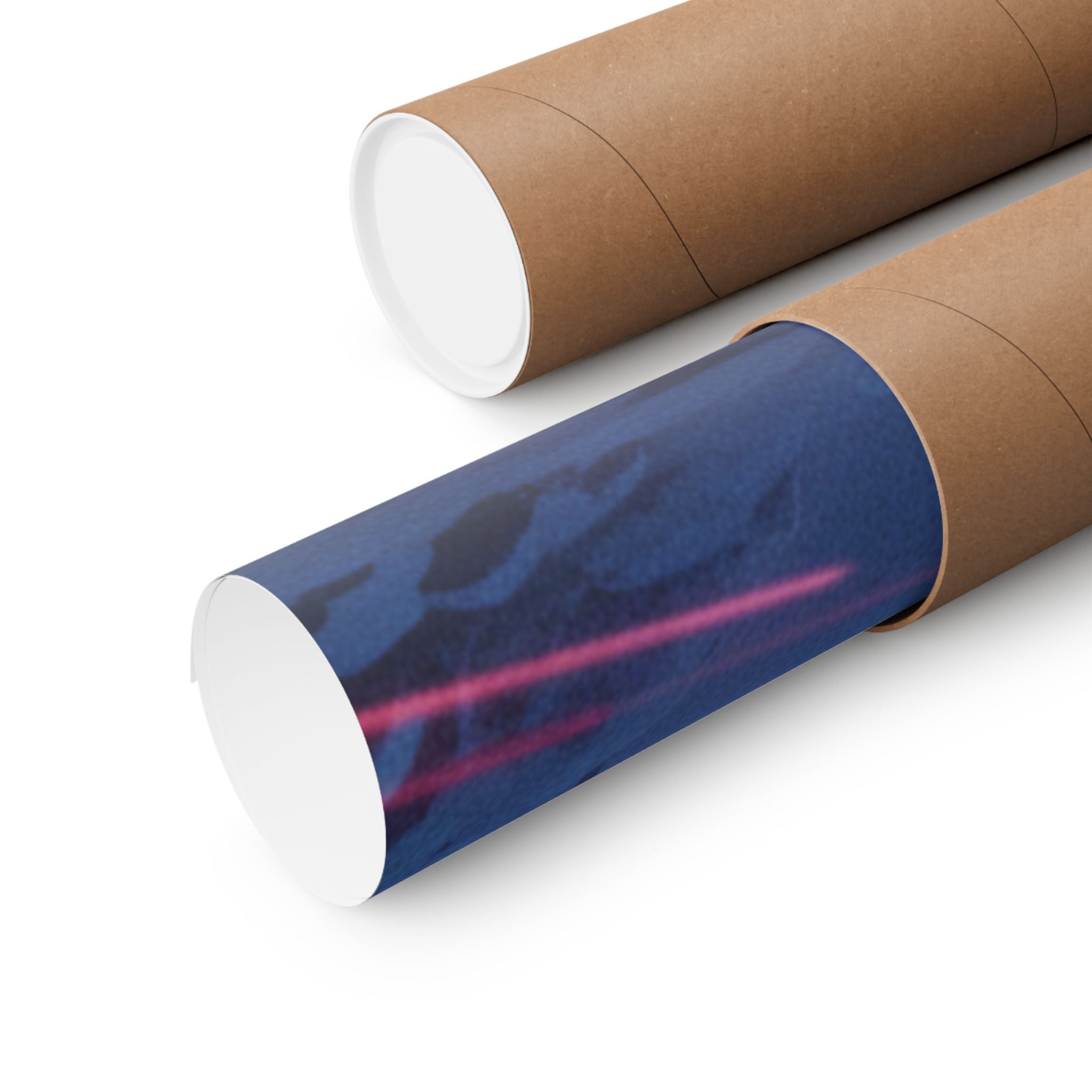 Neon Noir — Evening Snow — Matte Poster