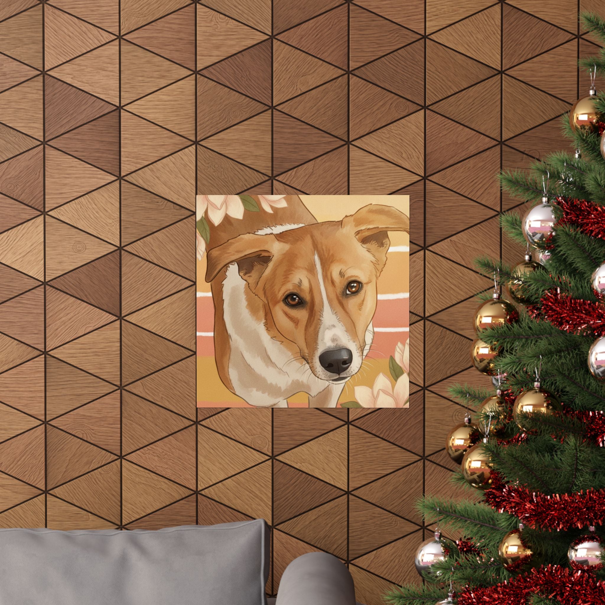 Southern Sunset — Dog — Matte Poster