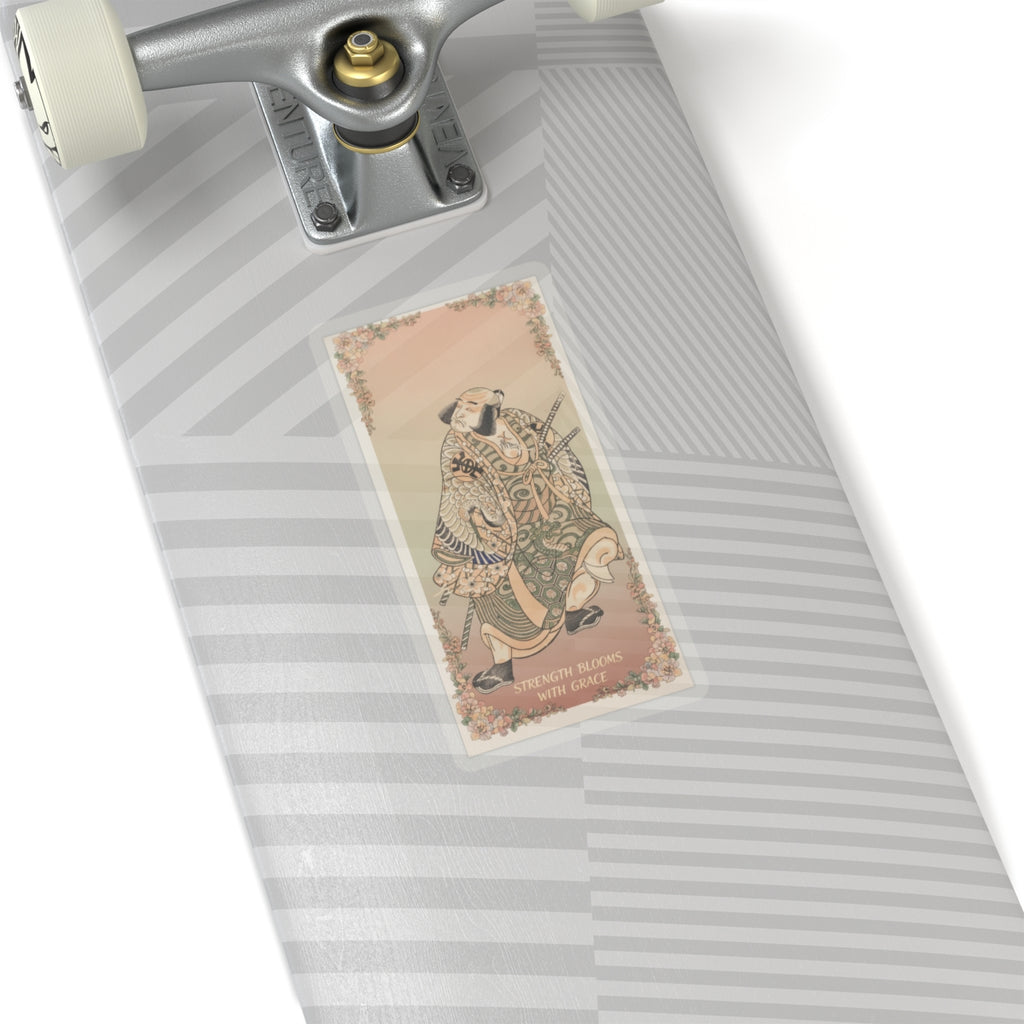 Affirmation — The Actor Nakamura Nakazo As A Warrior — Kiss-Cut Sticker