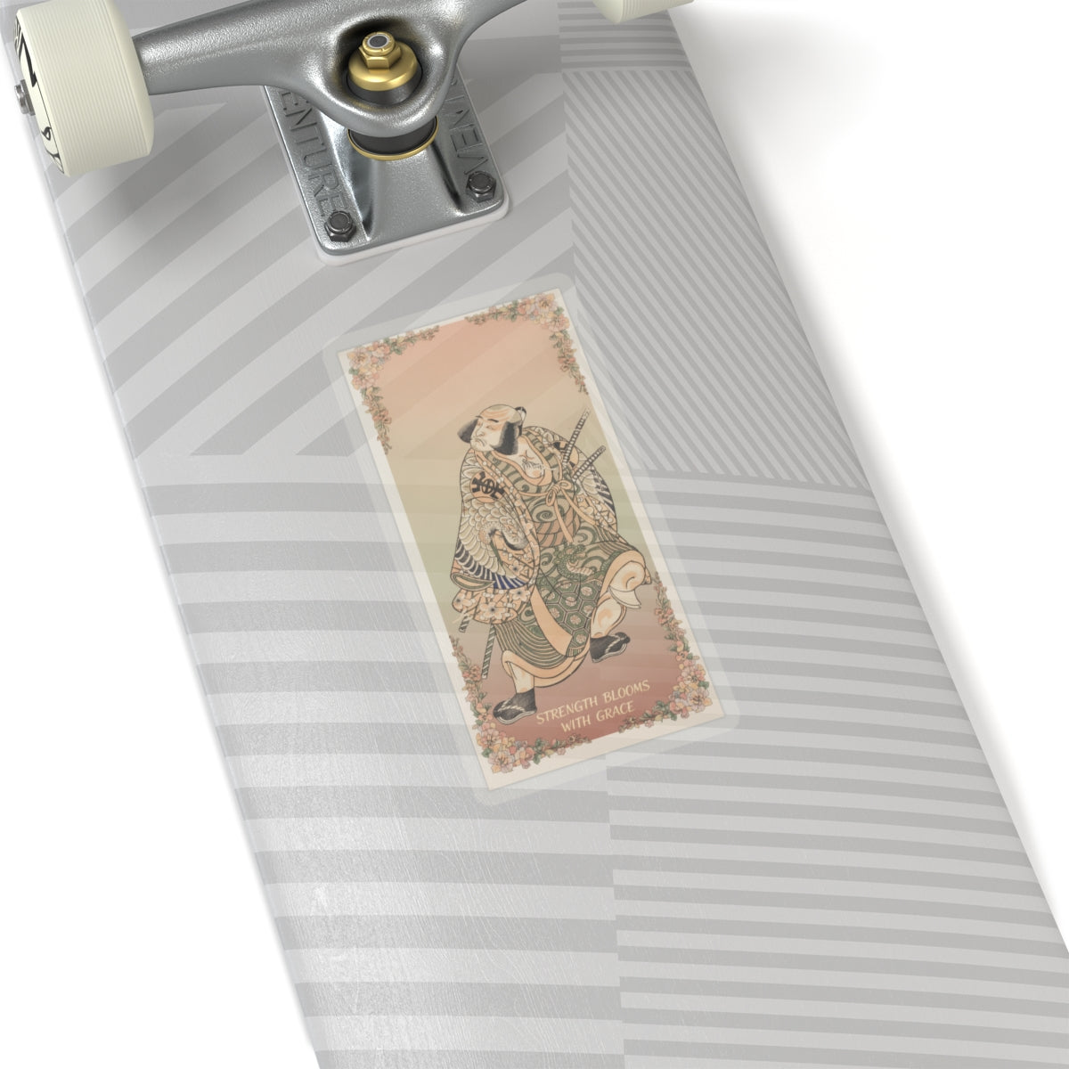 Affirmation — The Actor Nakamura Nakazo As A Warrior — Kiss-Cut Sticker