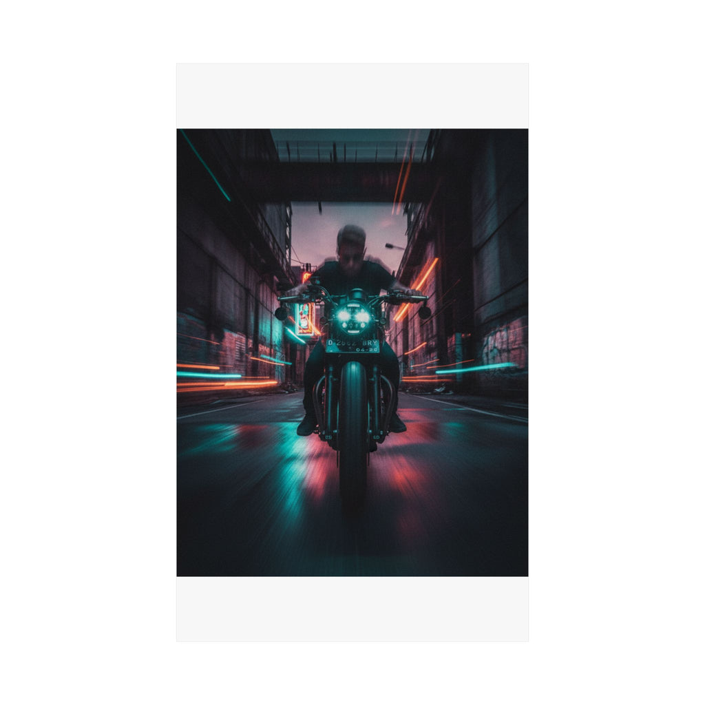 Fast Furious — Motorcycle — Matte Poster