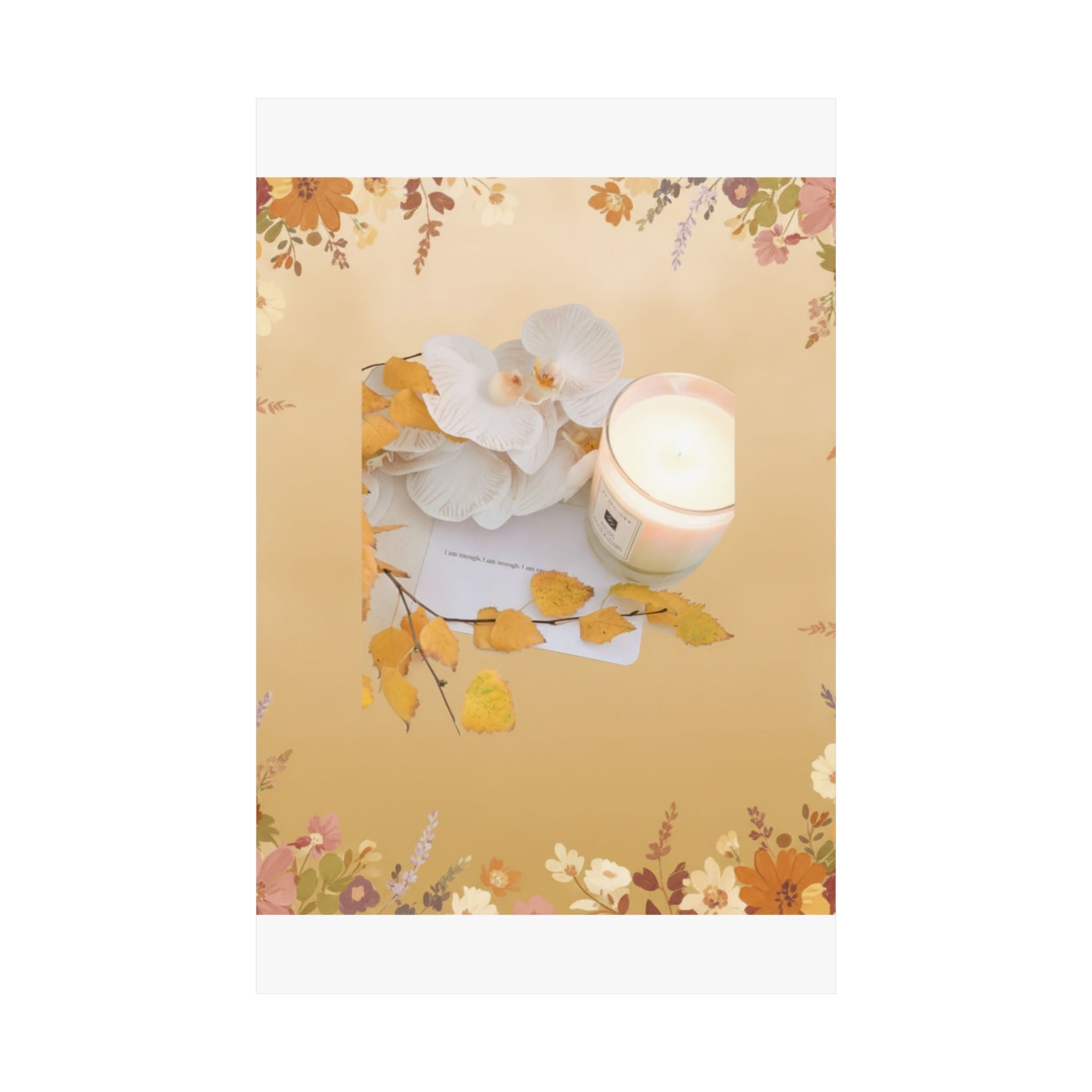 Affirmation — Candle — Matte Poster