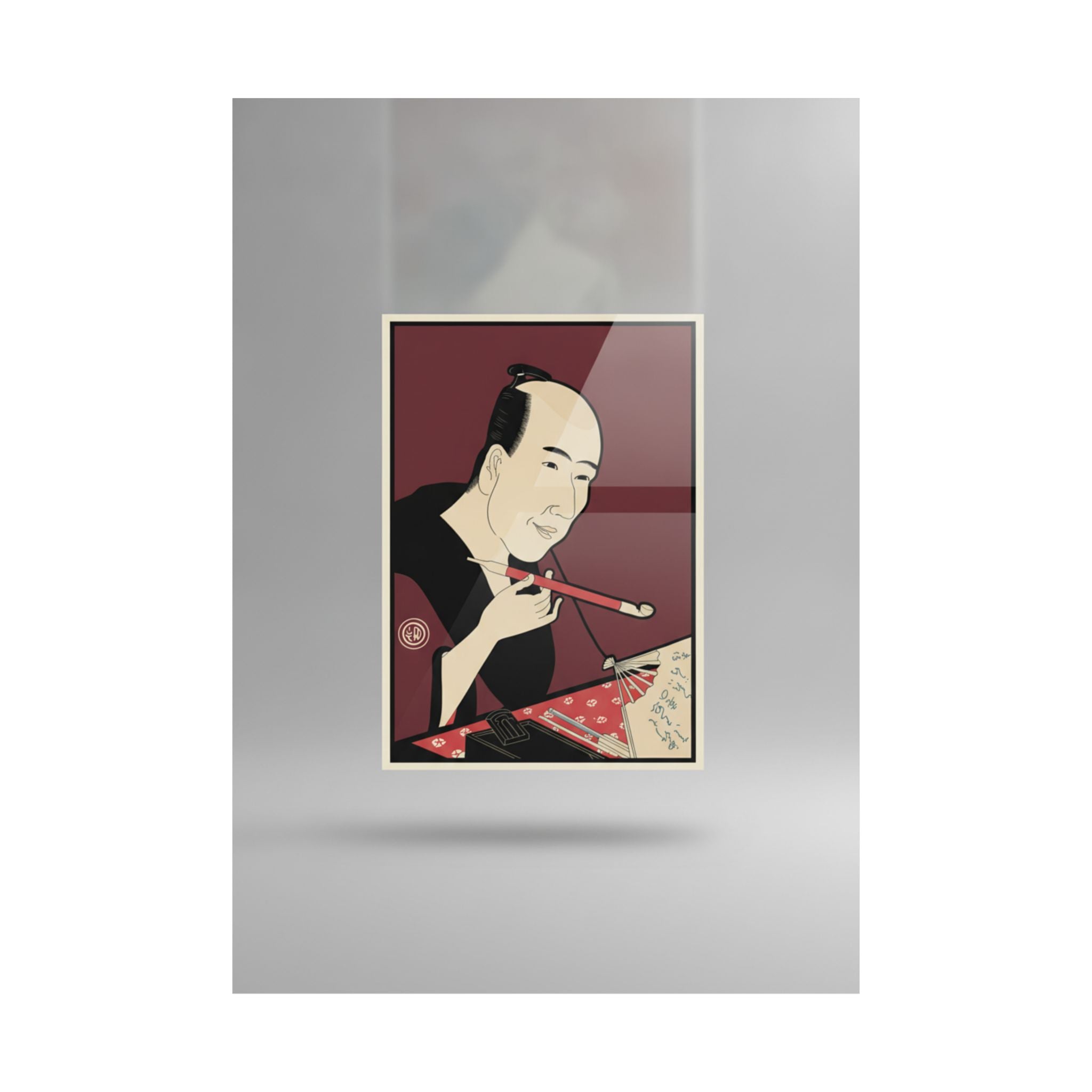 Product Marketing — The Writer Santō Kyōden (A.K.A. Kitao Masanobu) — Matte Poster