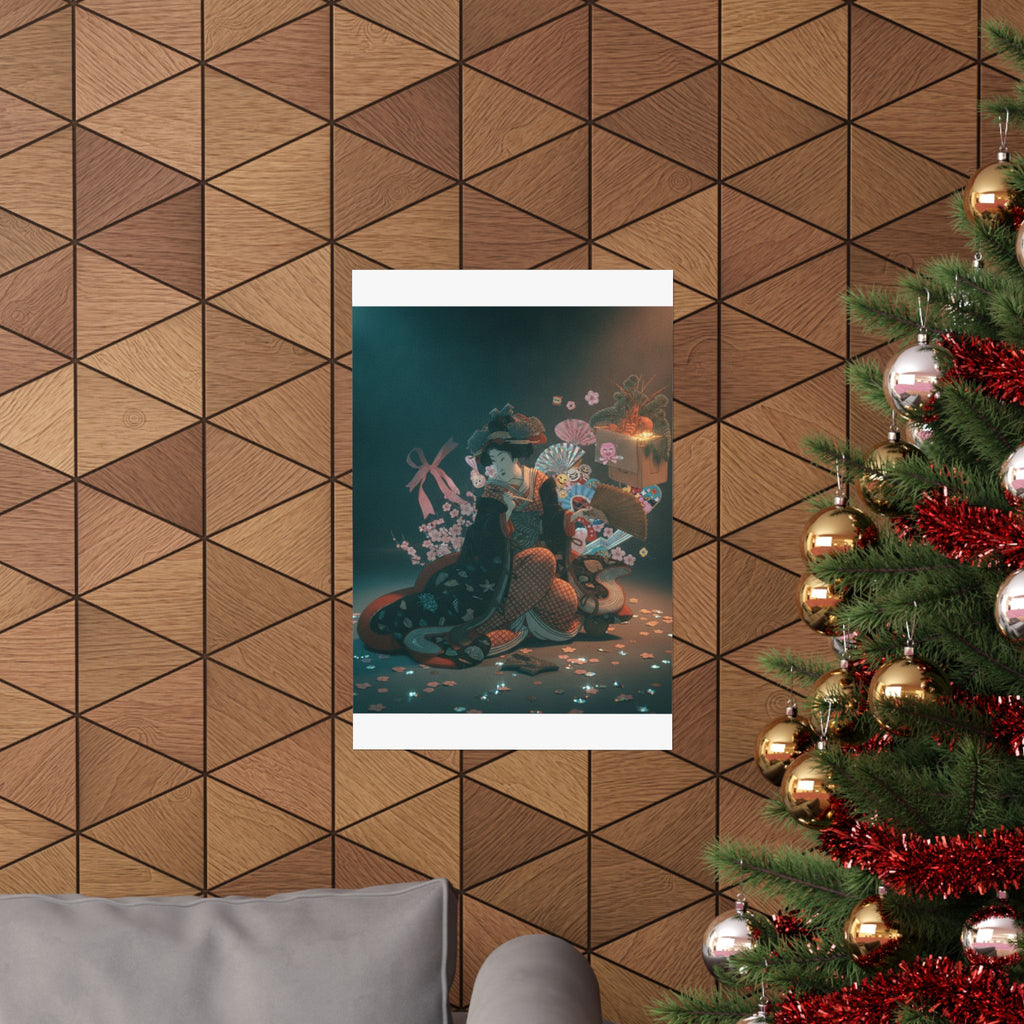 Cinematic — Courtesan And New Year Decoration — Matte Poster