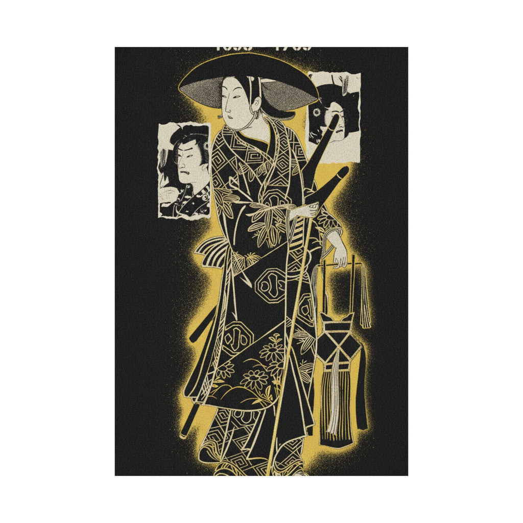 Streetwear Collage — The Actor, Arashi Otohachi, 1695–1769 In An Unidentified Role — Matte Poster