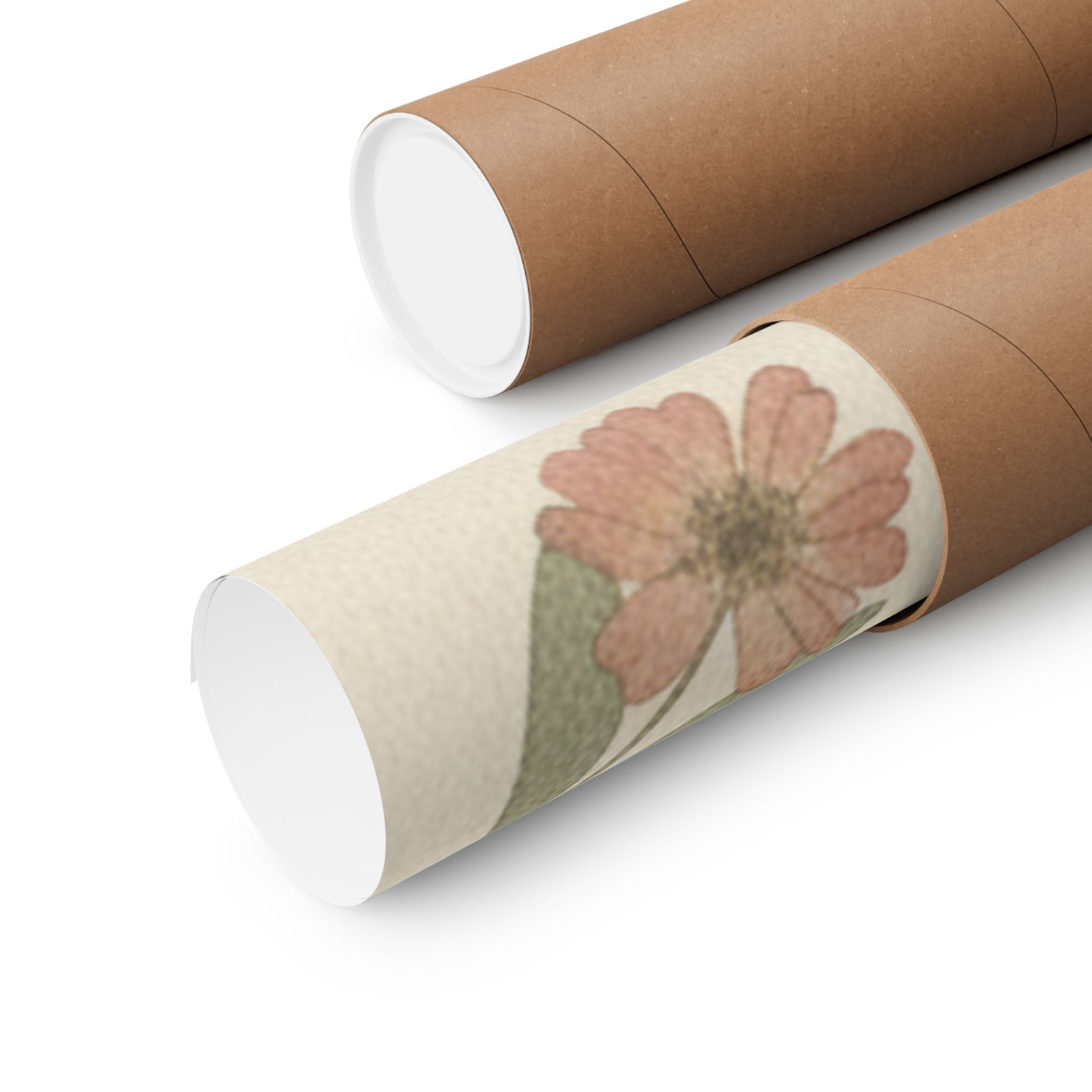 Botanical — Letter-Box With Letter And Potted Flower — Matte Poster