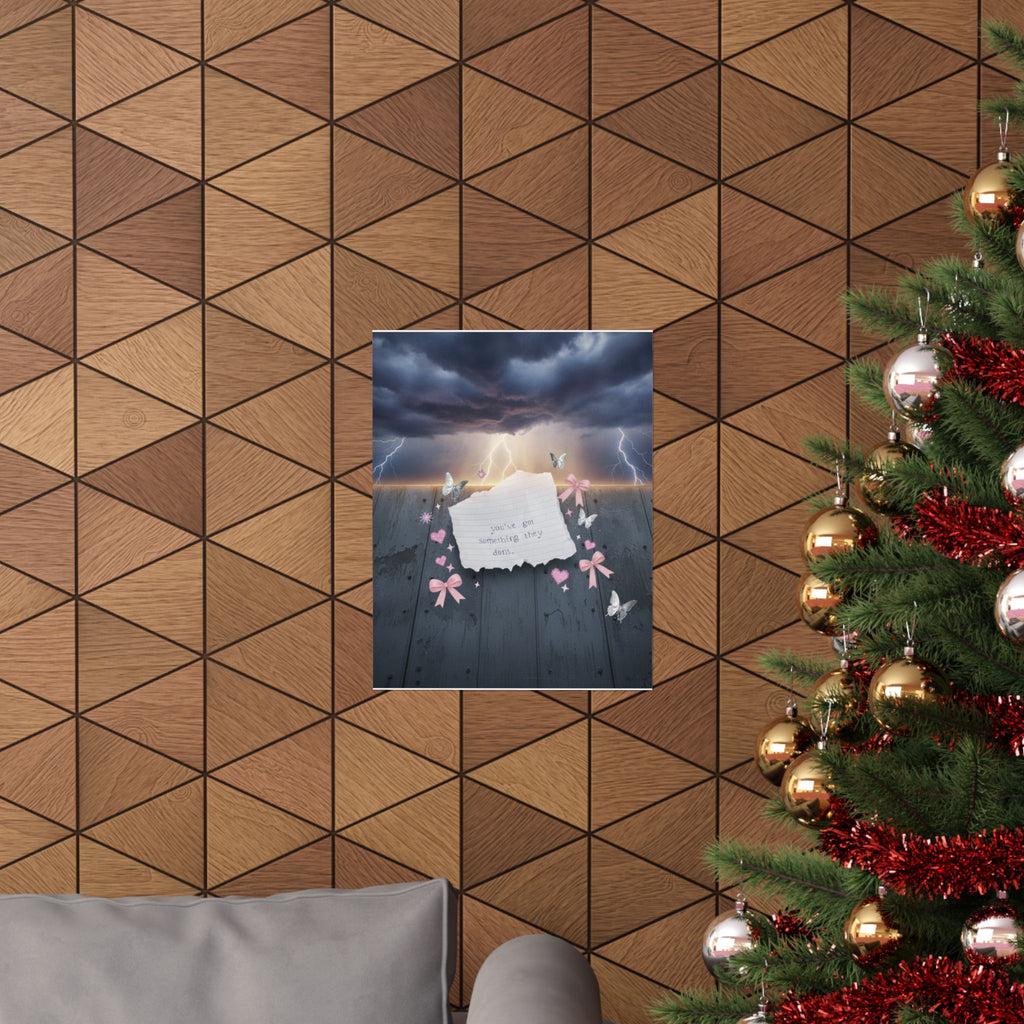 Dramatic Storm — Note — Matte Poster