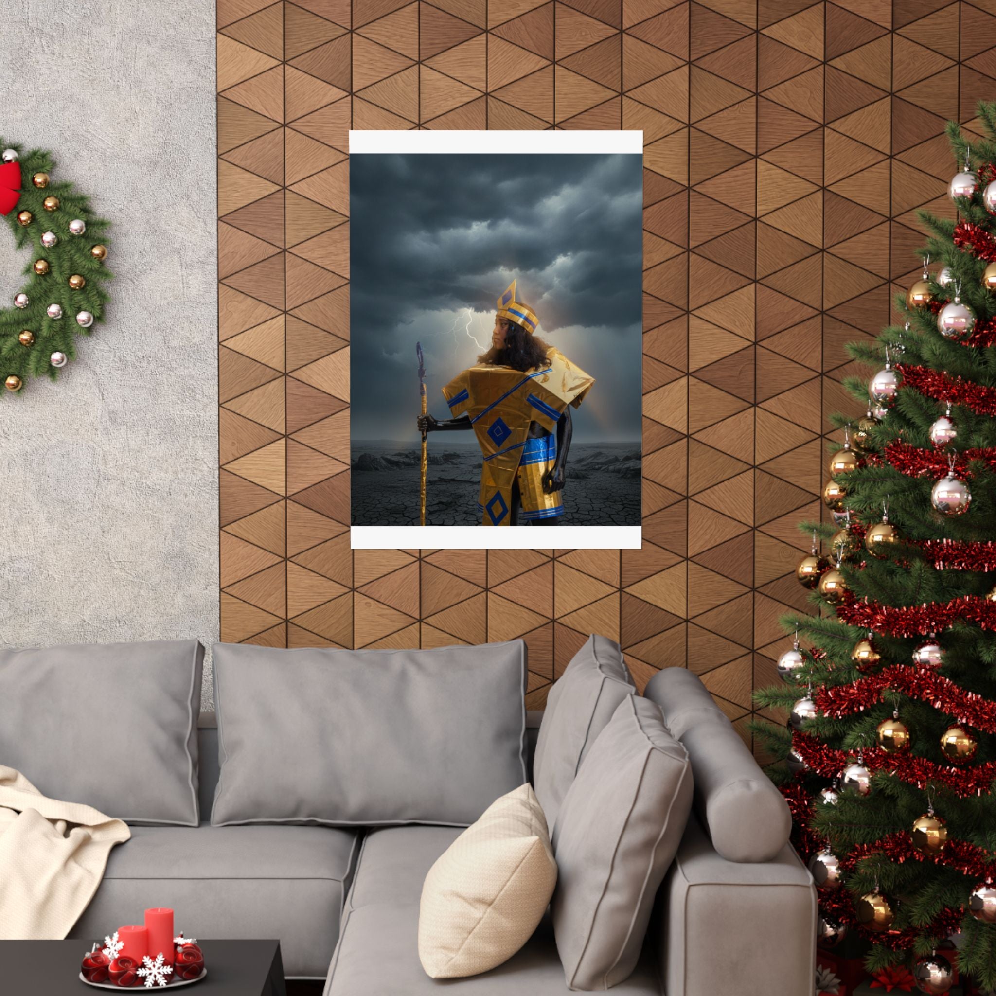 Dramatic Storm — Person — Matte Poster