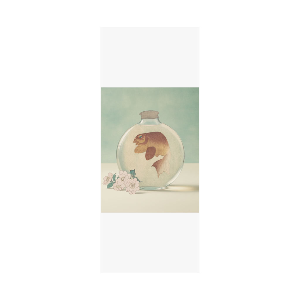 Product Marketing — Gold-Fish In A Glass Bottle — Matte Poster
