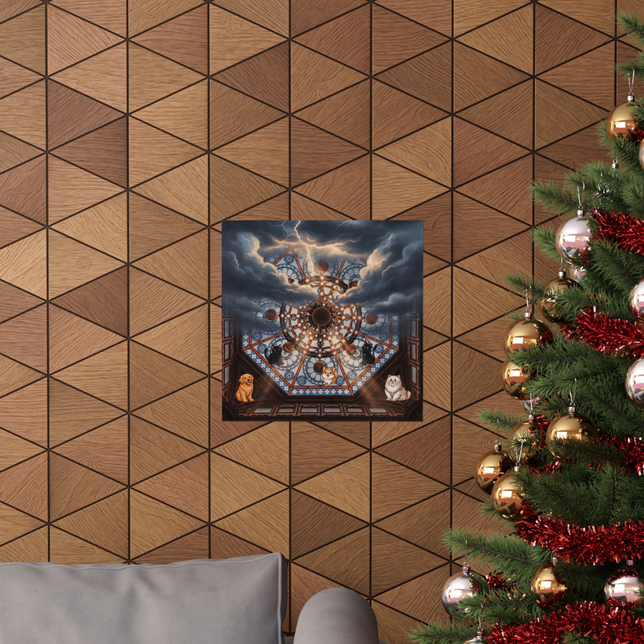 Dramatic Storm — Ceiling — Matte Poster
