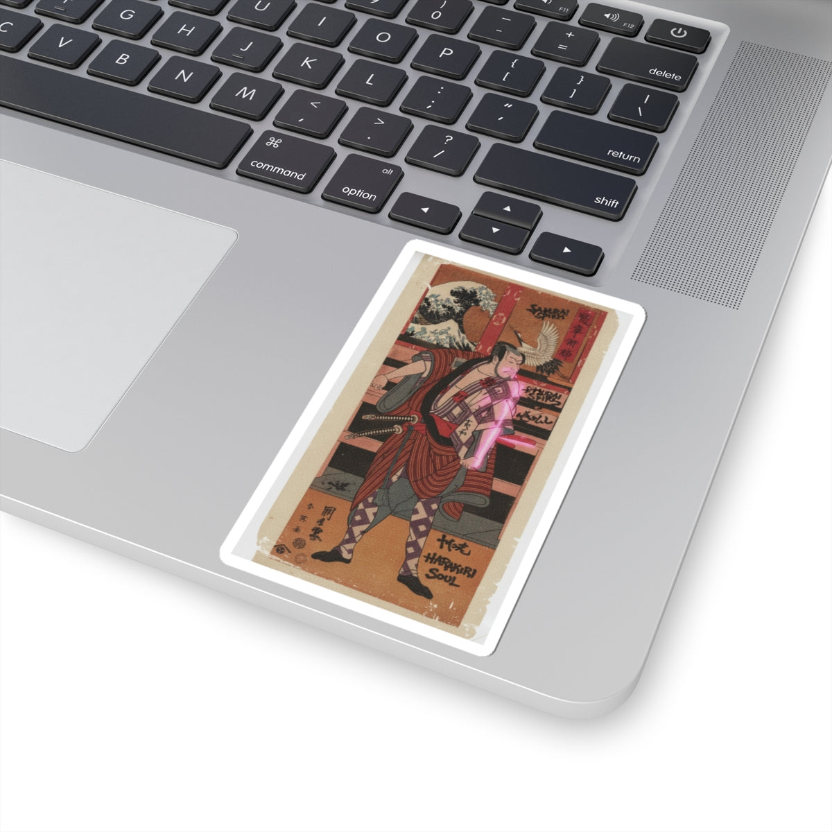 Japanese Street — The Actor Ichikawa Danjuro V As A Samurai — Kiss-Cut Sticker