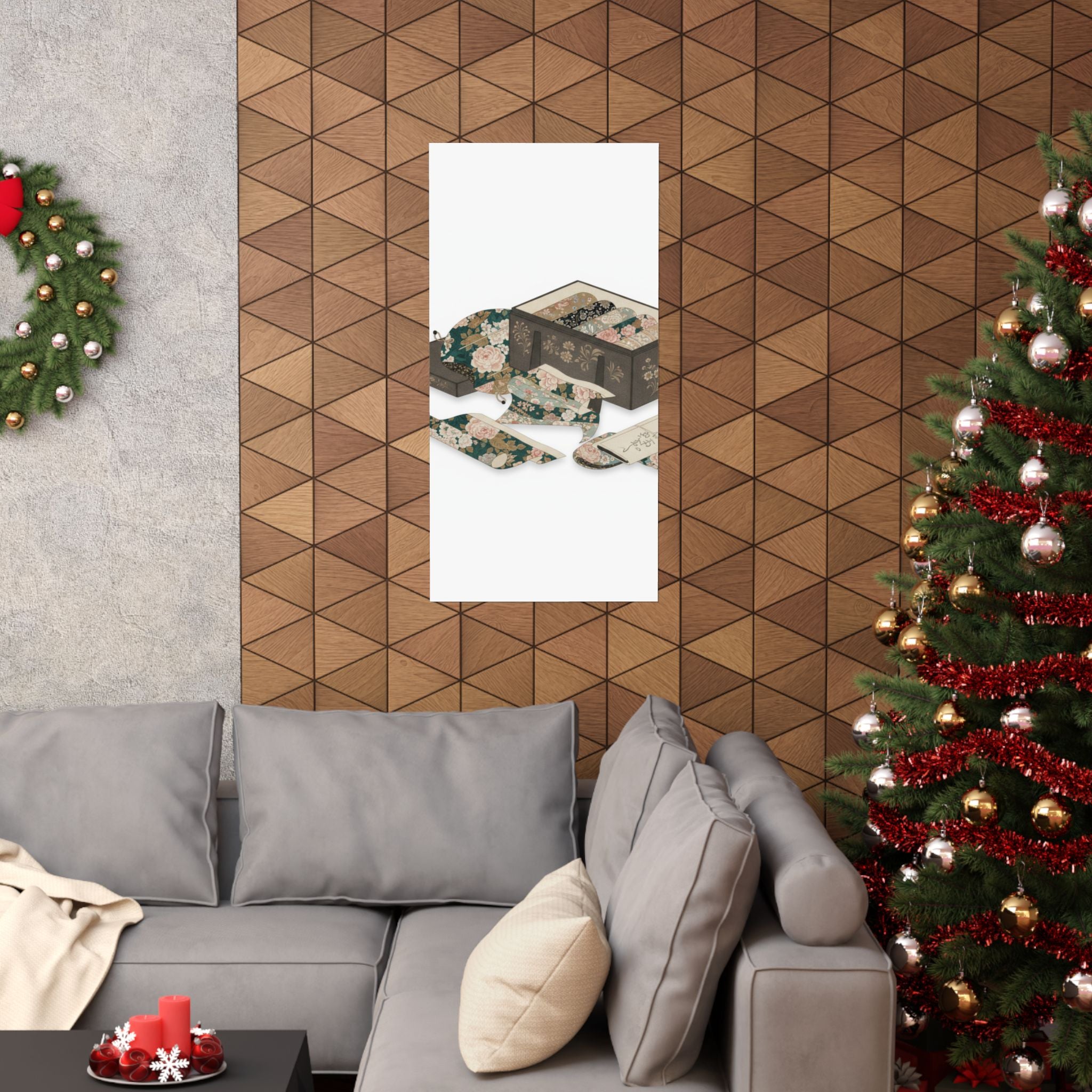 Ecommerce Main — Box With Draperies — Matte Poster