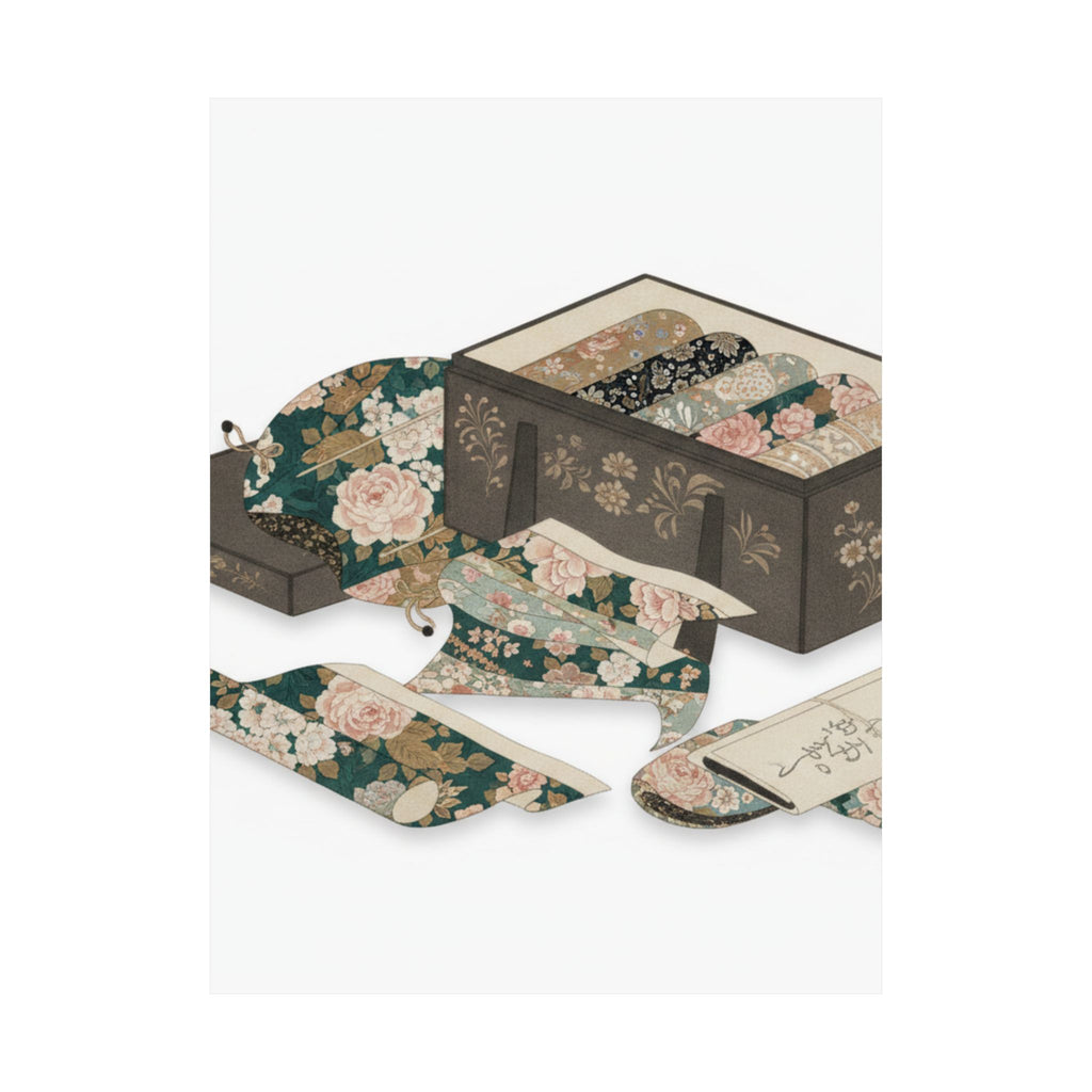 Ecommerce Main — Box With Draperies — Matte Poster