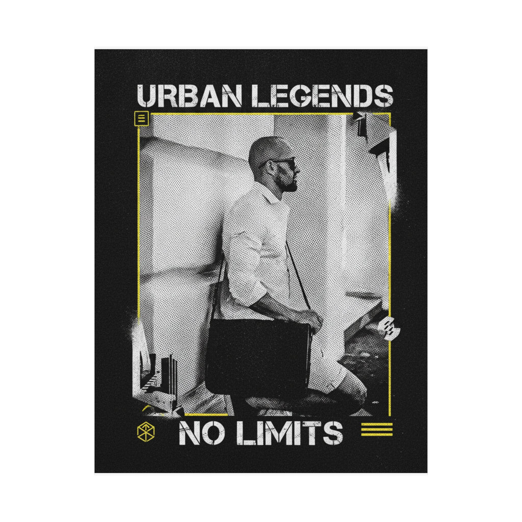 Streetwear Collage — Person — Matte Poster