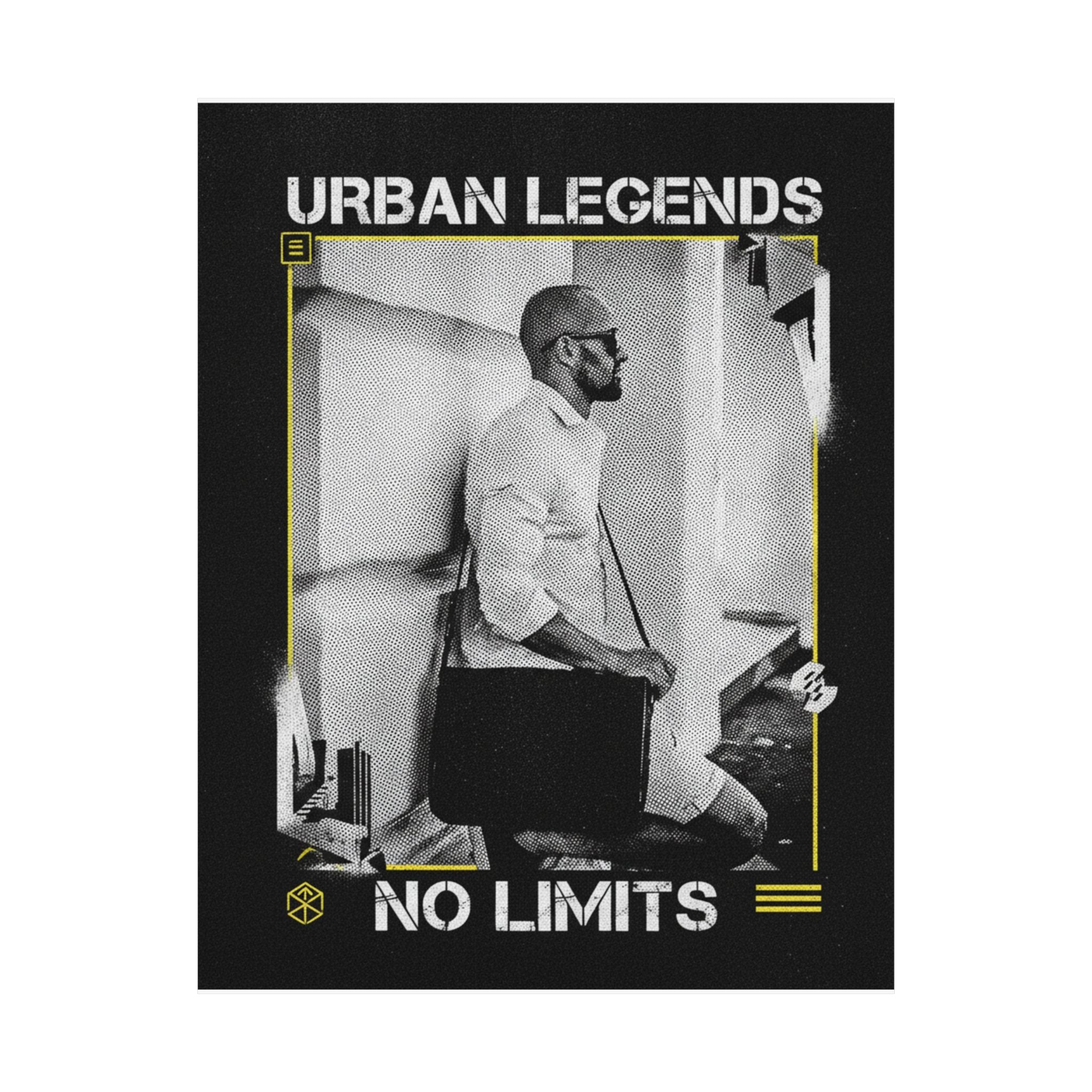 Streetwear Collage — Person — Matte Poster