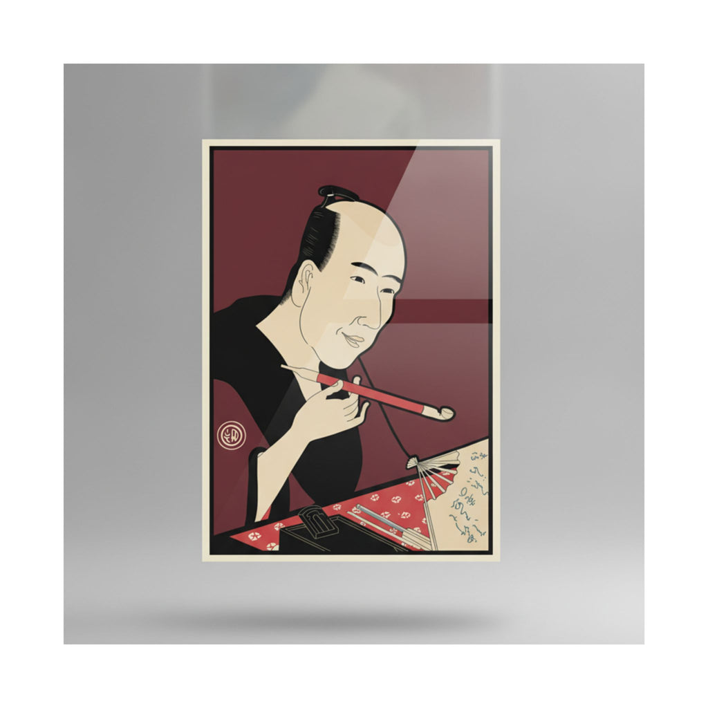 Product Marketing — The Writer Santō Kyōden (A.K.A. Kitao Masanobu) — Matte Poster