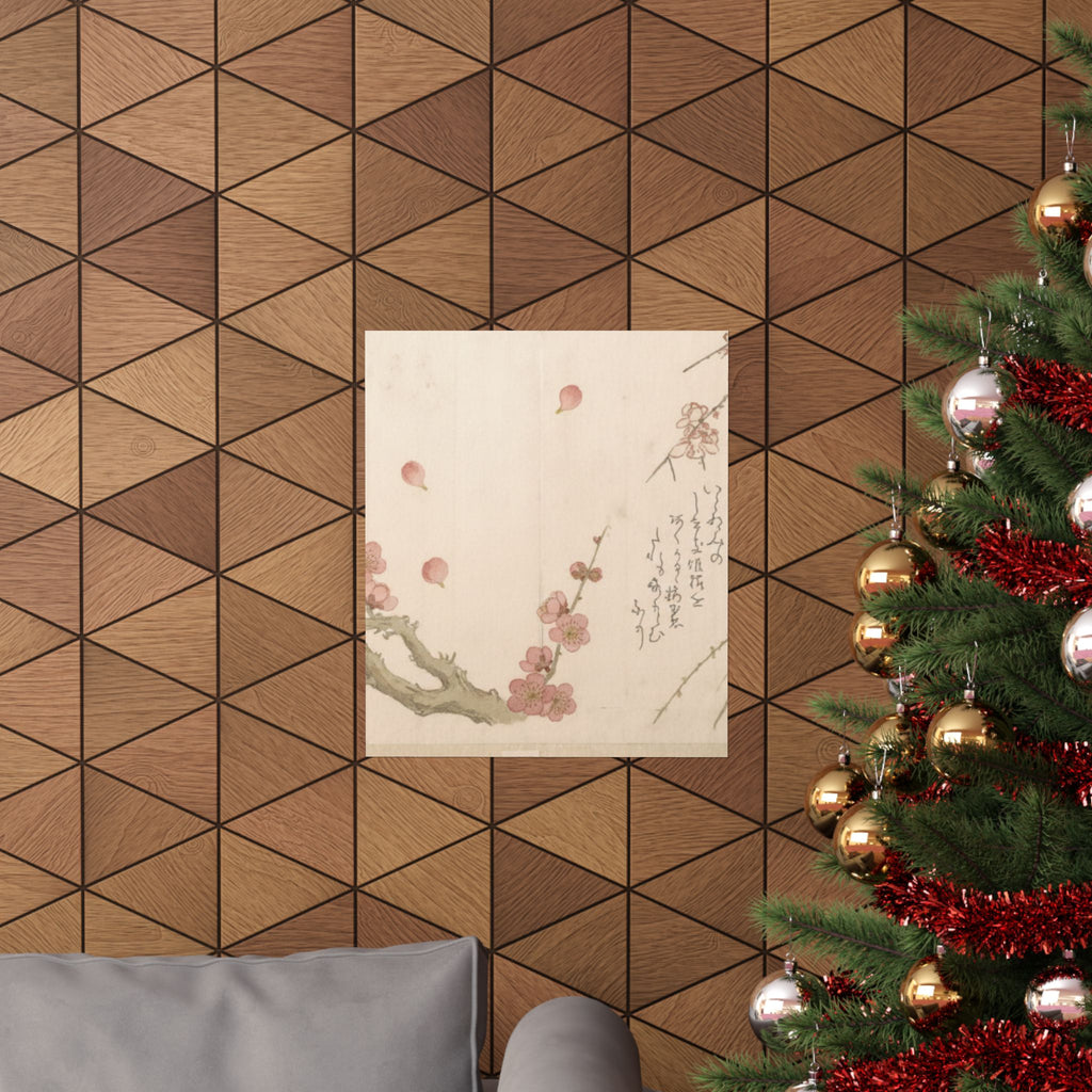 Botanical — Plum Blossom — Matte Poster