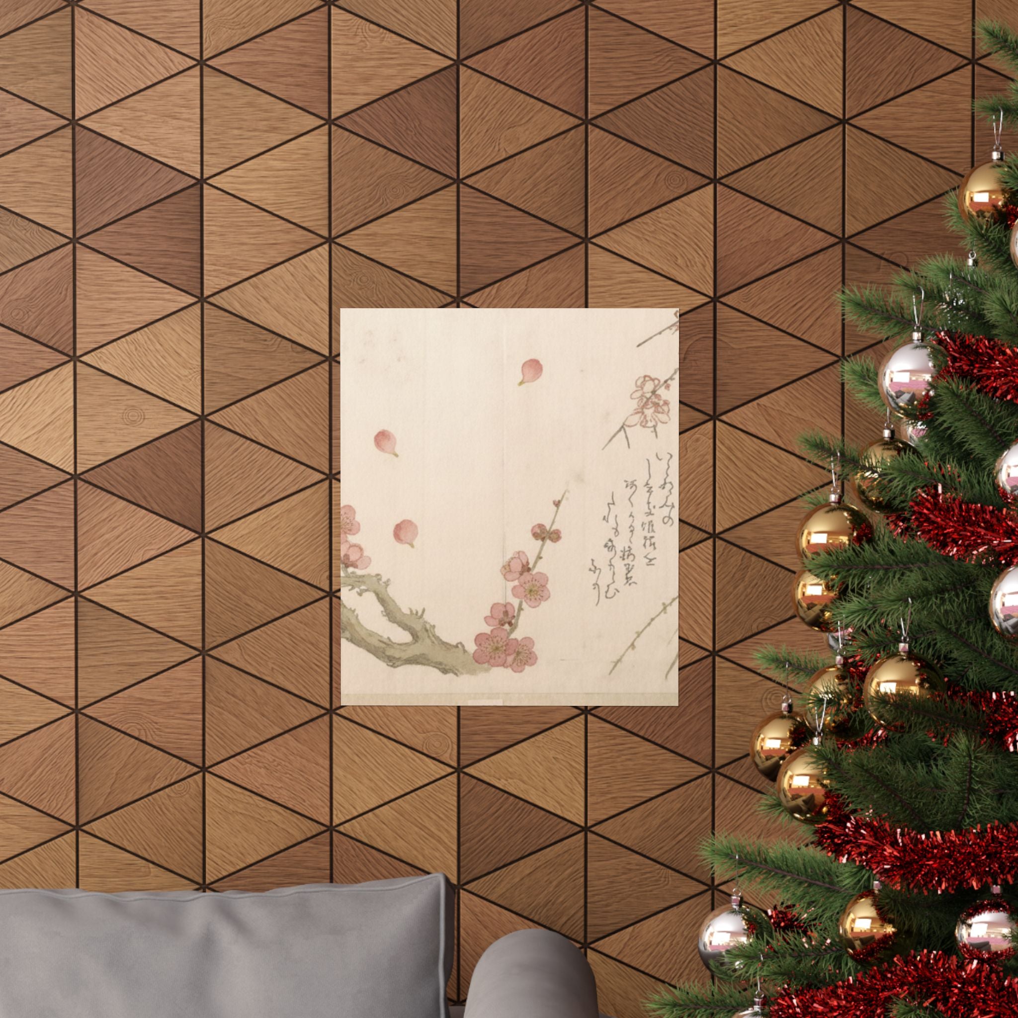 Botanical — Plum Blossom — Matte Poster