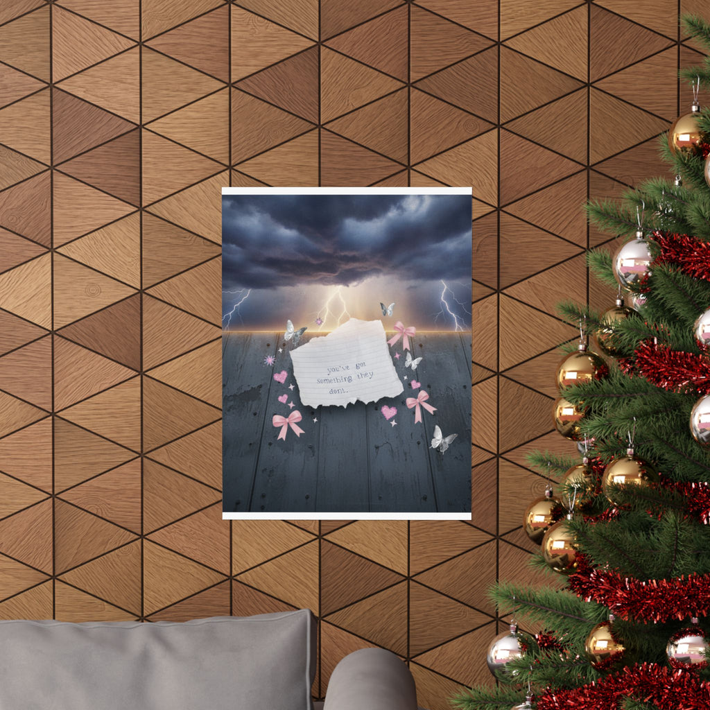 Dramatic Storm — Note — Matte Poster