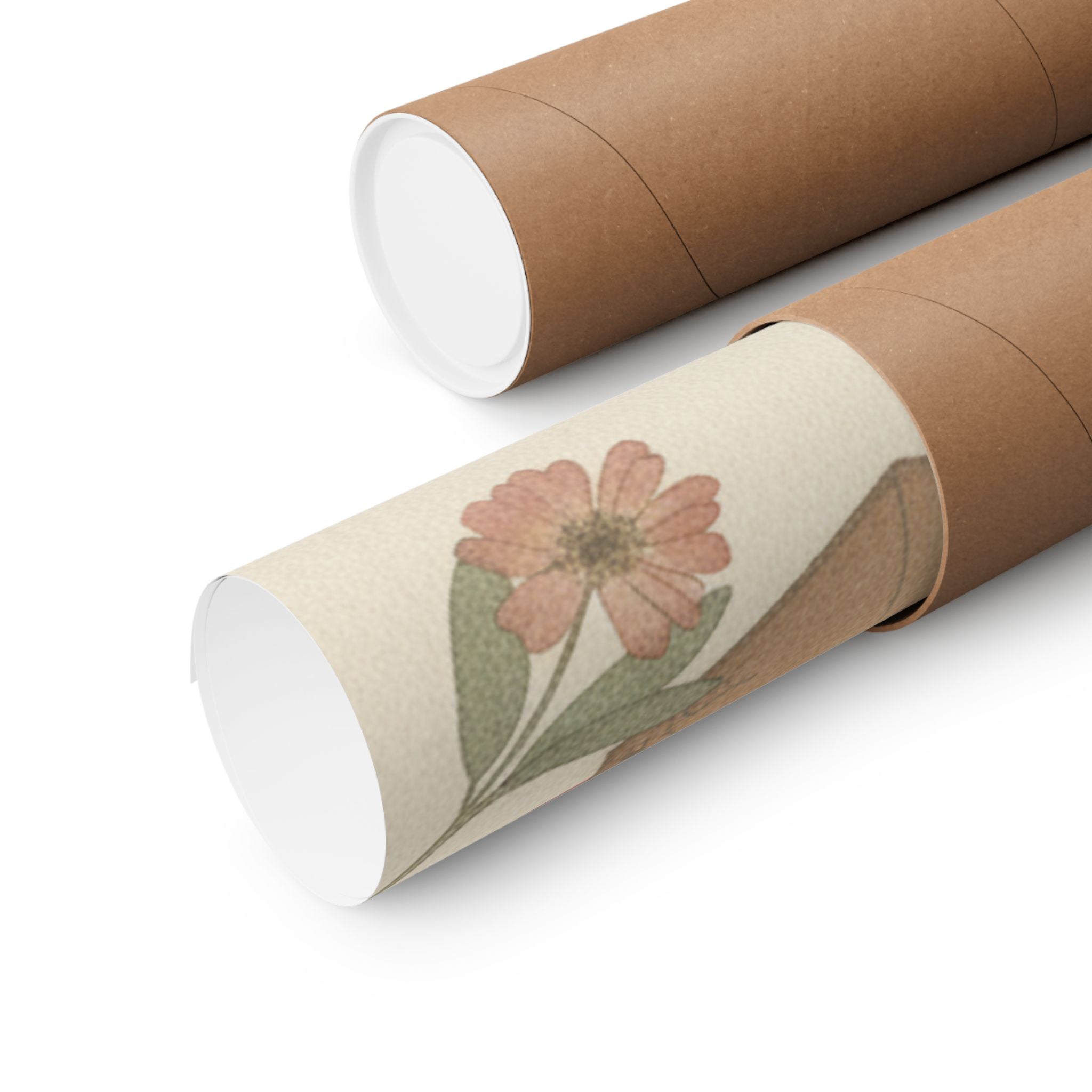 Botanical — Letter-Box With Letter And Potted Flower — Matte Poster