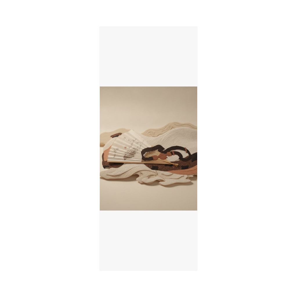 Product Marketing — Belt And Fan On A Piece Of Cloth — Matte Poster