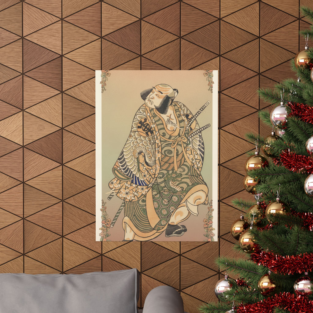 Affirmation — The Actor Nakamura Nakazo As A Warrior — Matte Poster