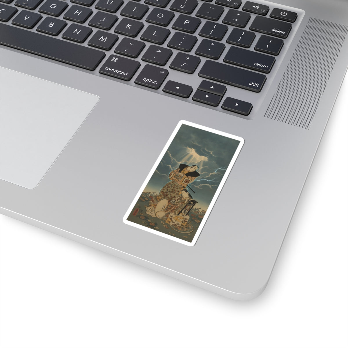 Dramatic Storm — The Actor, Ichikawa Danjuro I, 1660–1704 As A Woman In Unidentified Role — Kiss-Cut Sticker