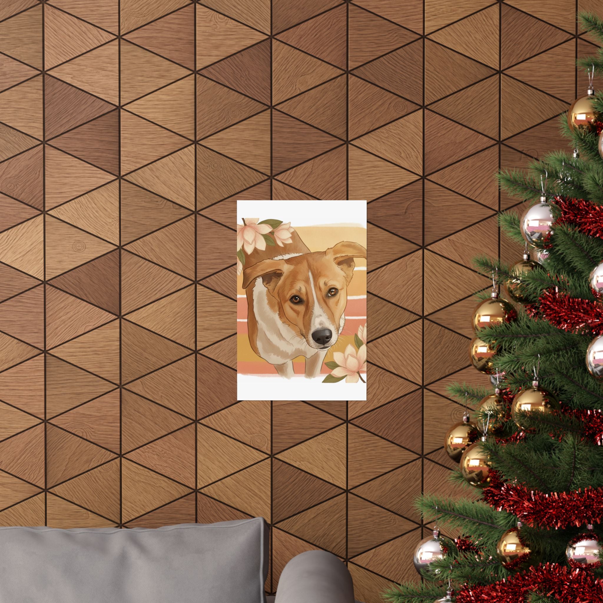 Southern Sunset — Dog — Matte Poster