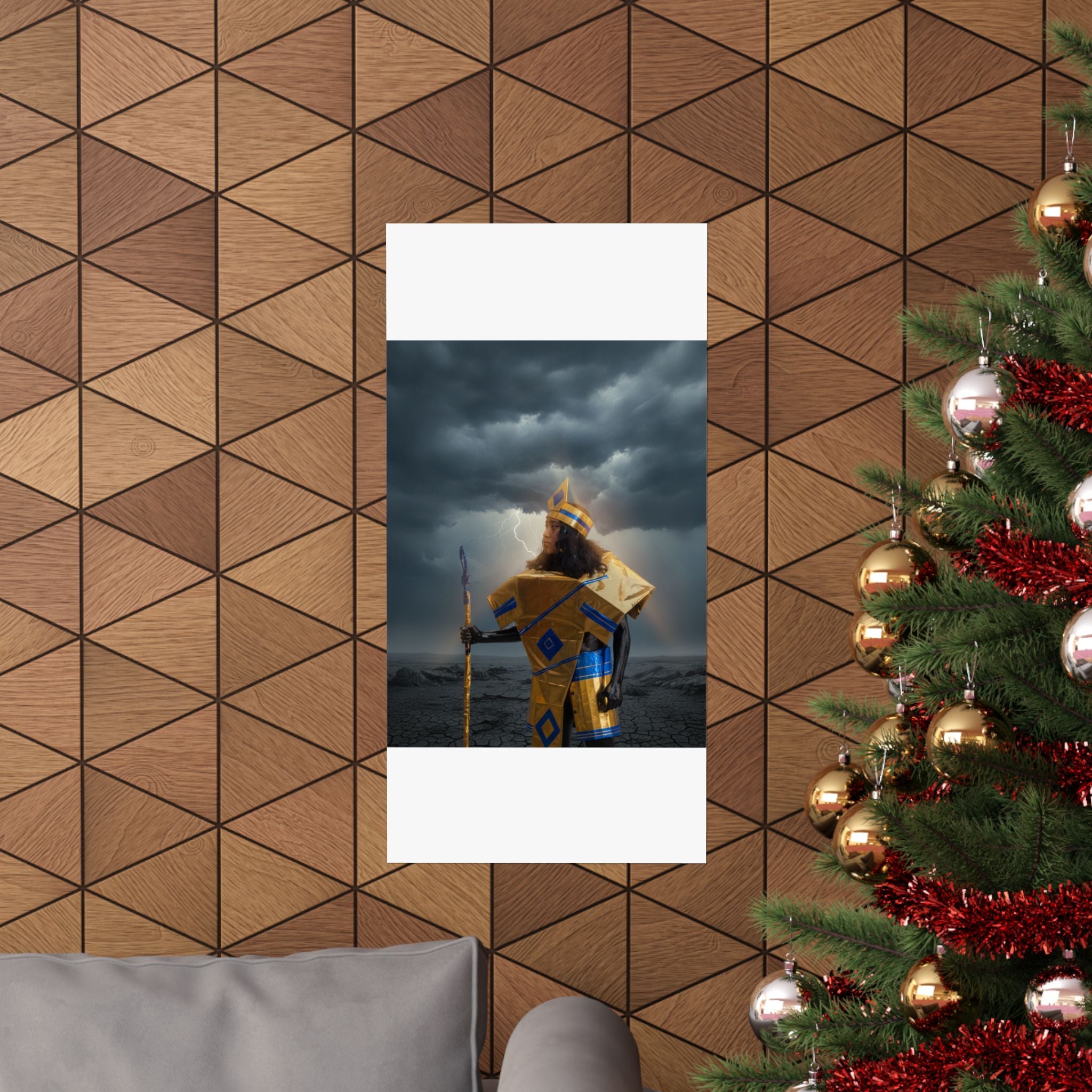 Dramatic Storm — Person — Matte Poster